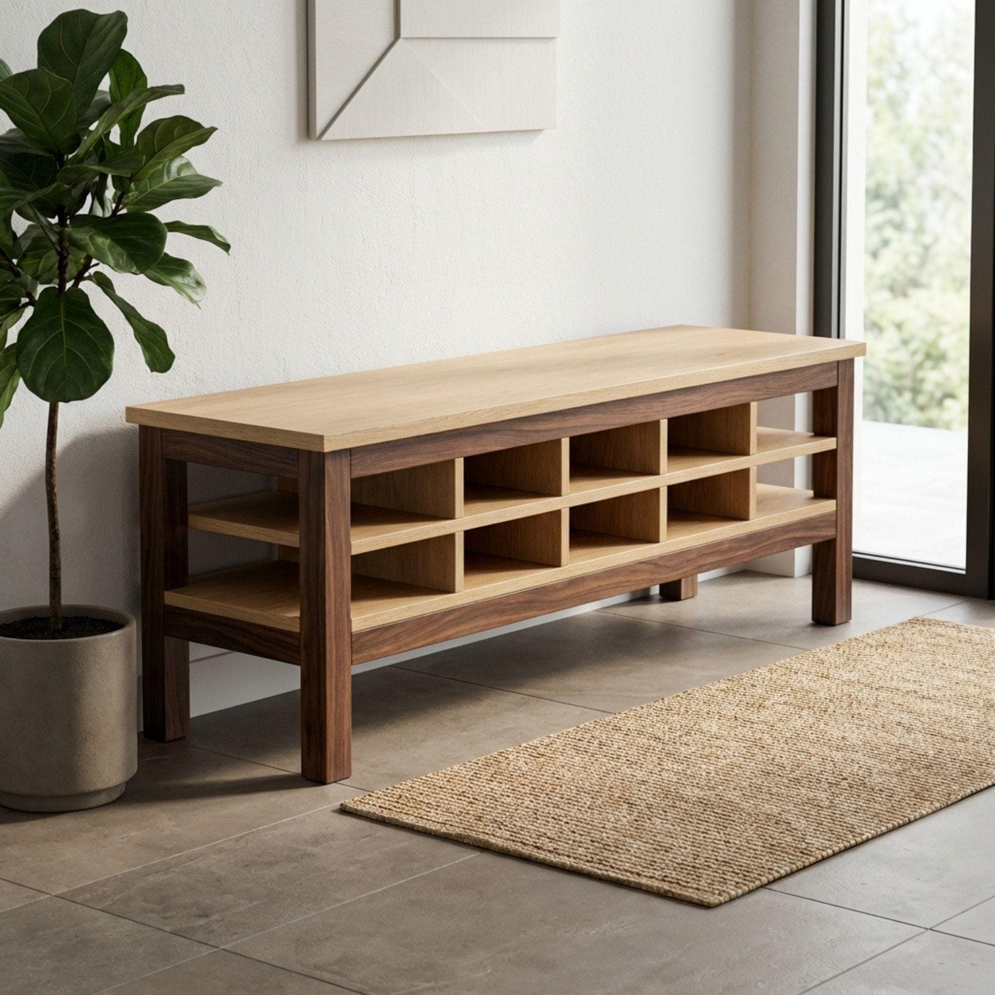 Heavy Duty Workbench Plans with Storage Shelving (PDF Download) 3