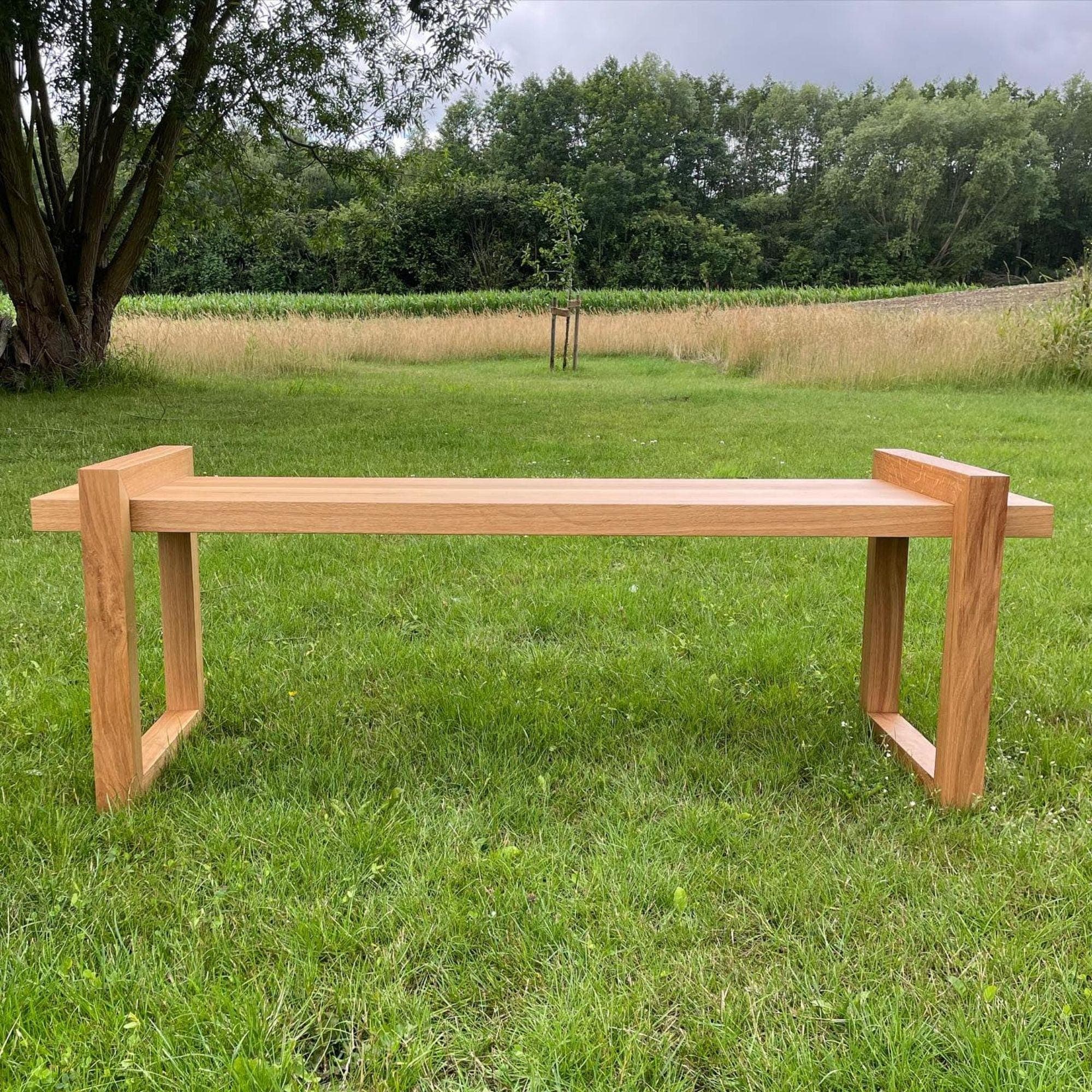 Simple Outdoor Bench Plans | DIY 2x4 Patio Furniture (PDF Download)