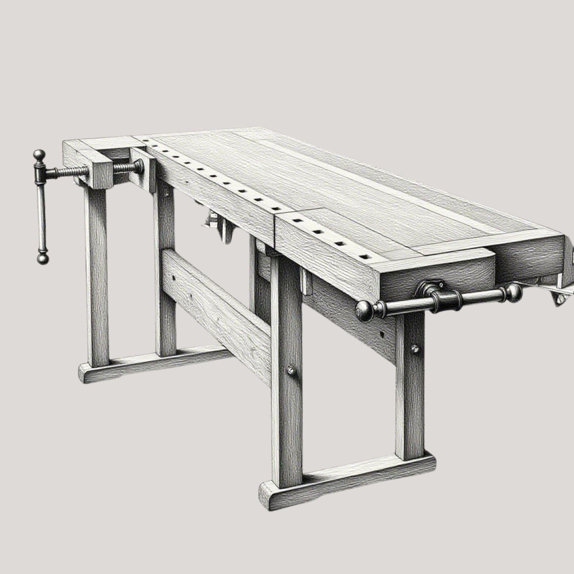 Roubo Workbench Plans PDF | Build Your Own Traditional Split Top Workbench | Ultimate Woodworking Bench 3