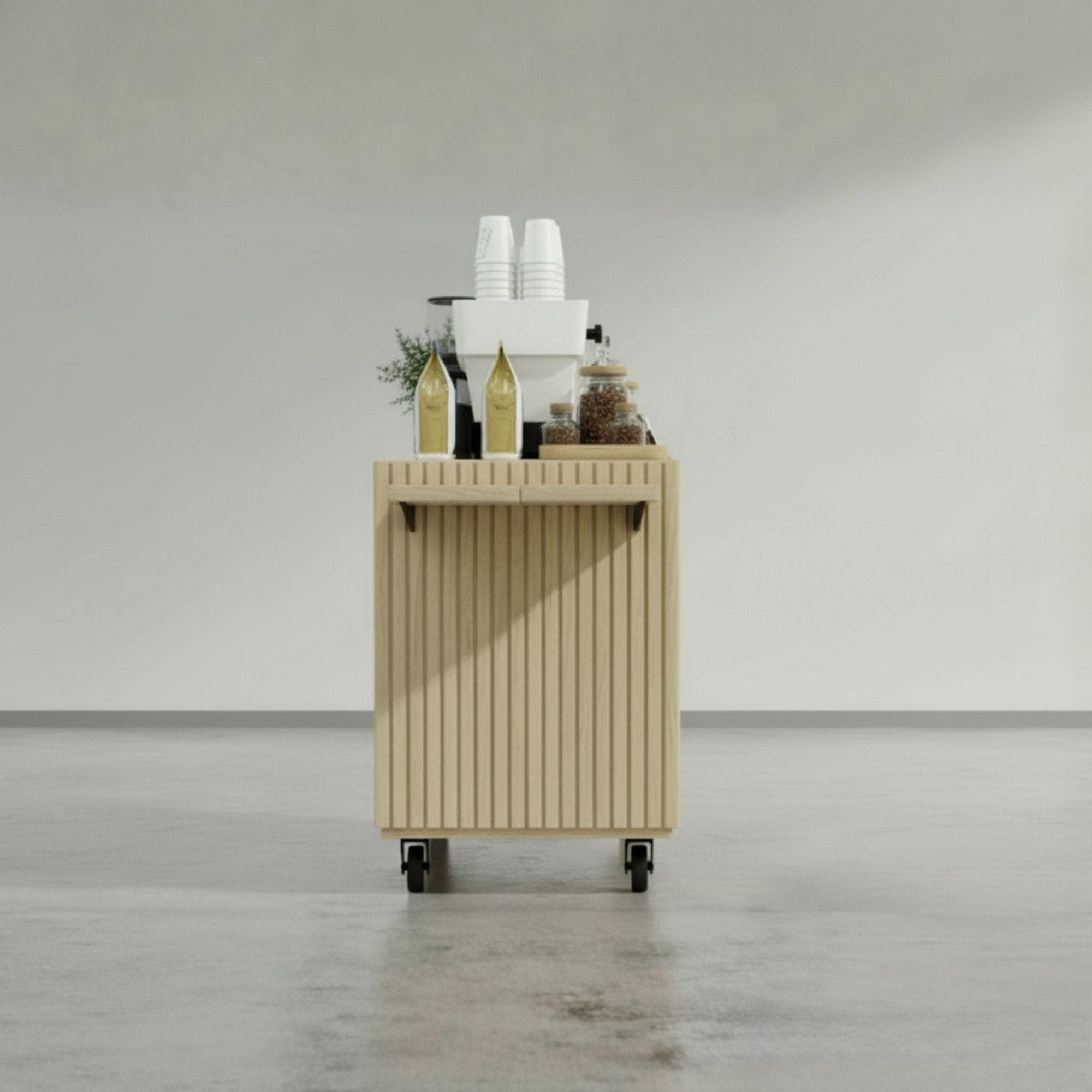 Mobile Coffee Cart DIY Plans | Collapsible Barista Station (PDF Download) 2