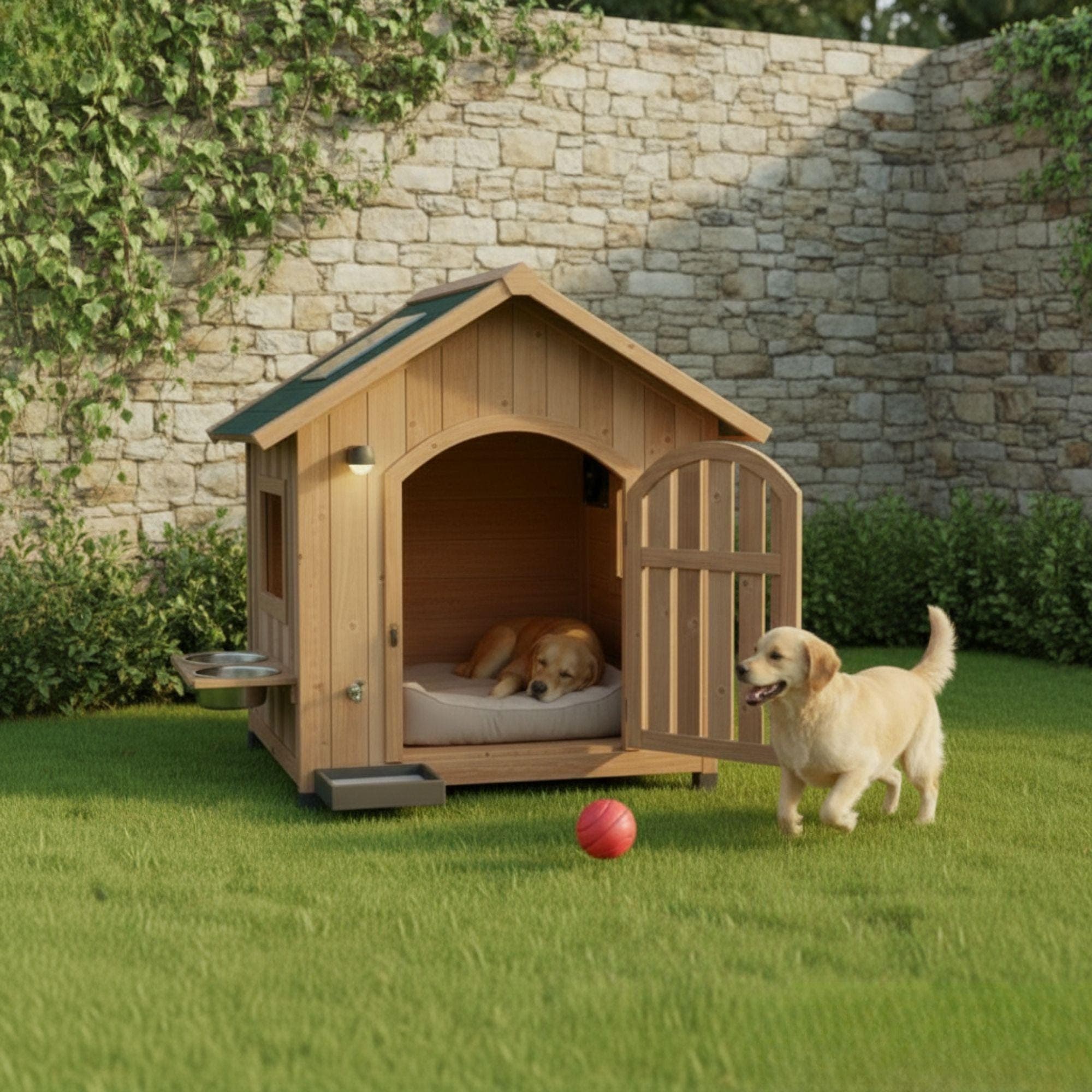 DIY Modern Dog House Plans: Insulated Cedar, Large Breed (Digital Download) 1