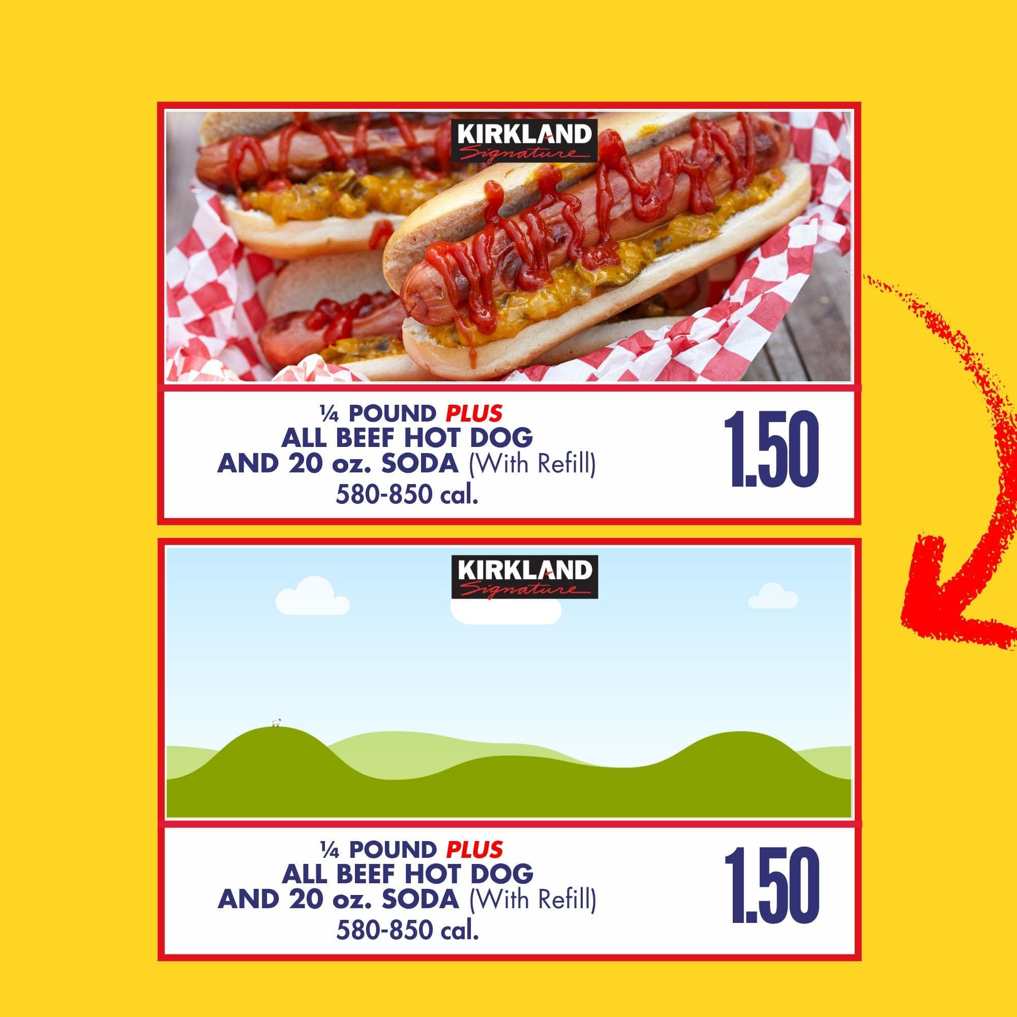 Costco Food Court Sign | Printable Menu, Price Tag (Digital Download) 4