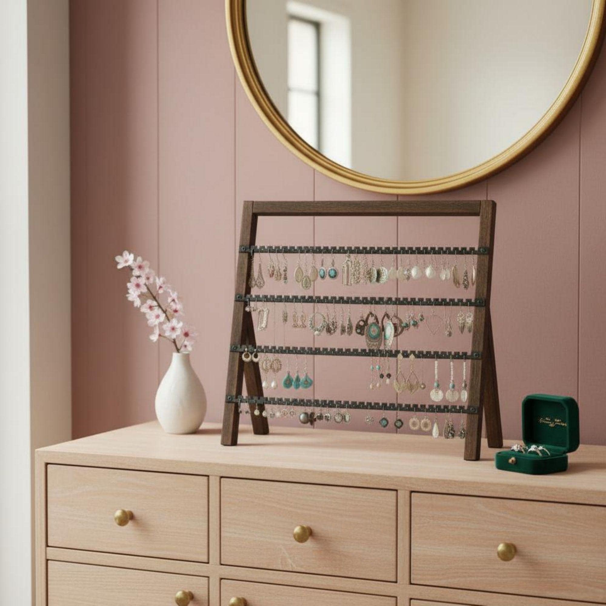 Jewelry Tree Stand DIY Plan | Laser Cut Earring Organizer (Digital Download) 1