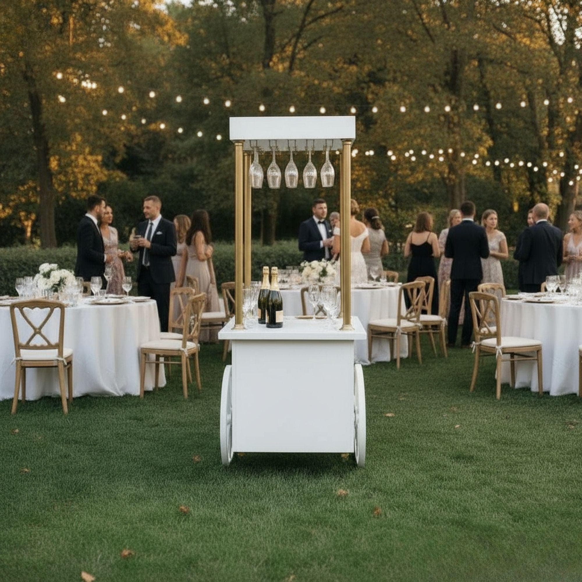 Champagne Cart Blueprint | DIY Mobile Bar, Wedding Event Cart (Custom Build) 5