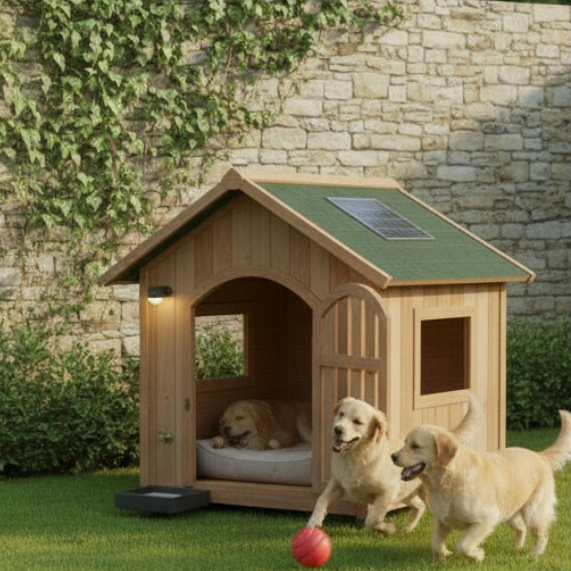 DIY Modern Dog House Plans: Insulated Cedar, Large Breed (Digital Download) 2