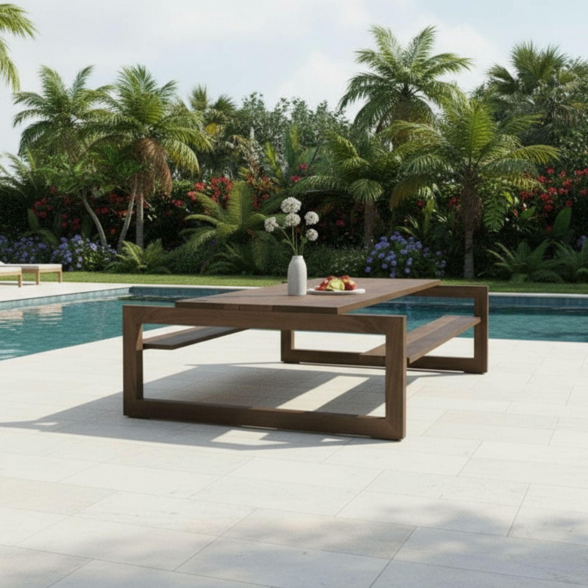 DIY Farmhouse Picnic Table Plan: Outdoor Wood Table & Bench (PDF) 4