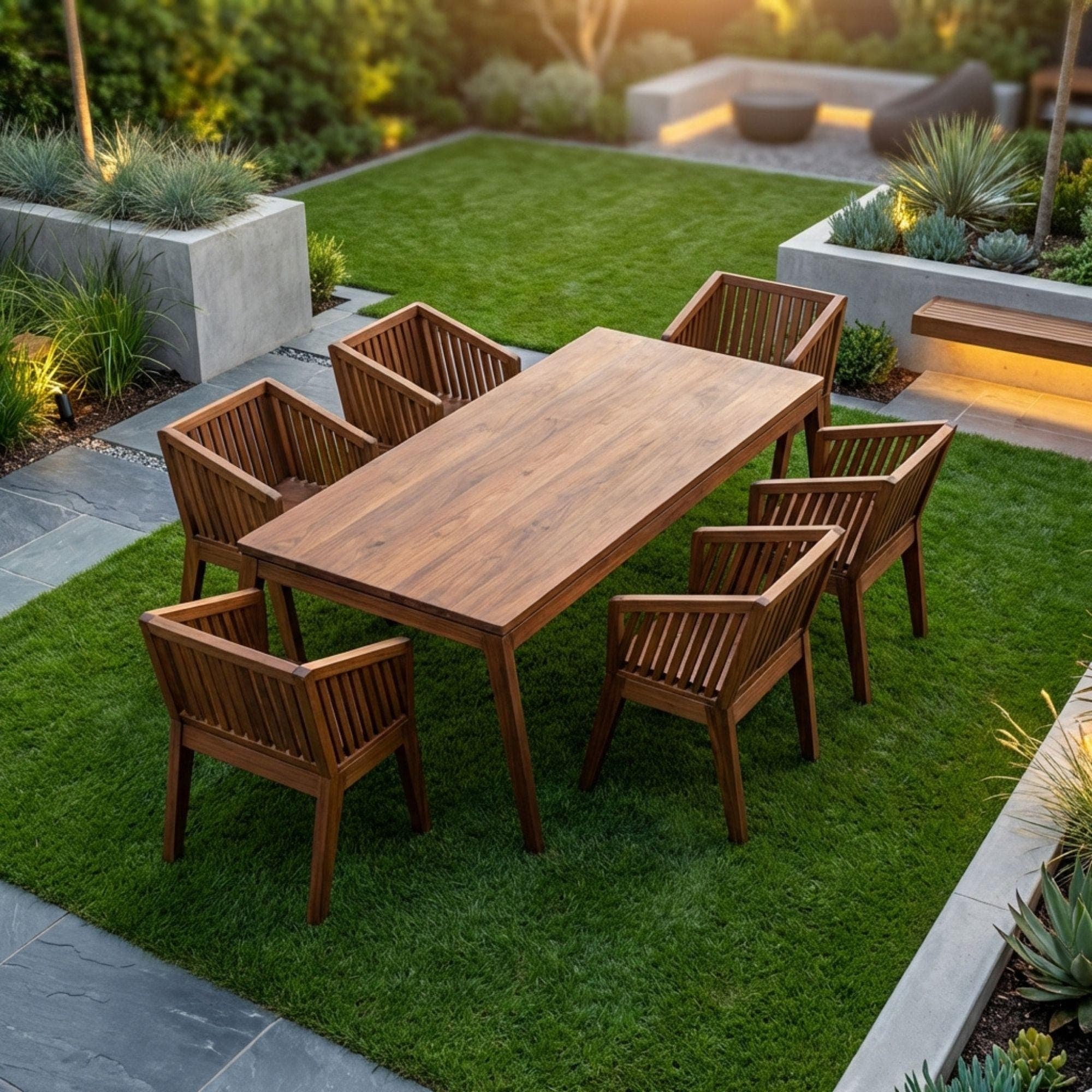 DIY Outdoor Dining Set Plans | Wooden Patio Table, Chairs Blueprint (Digital Download)