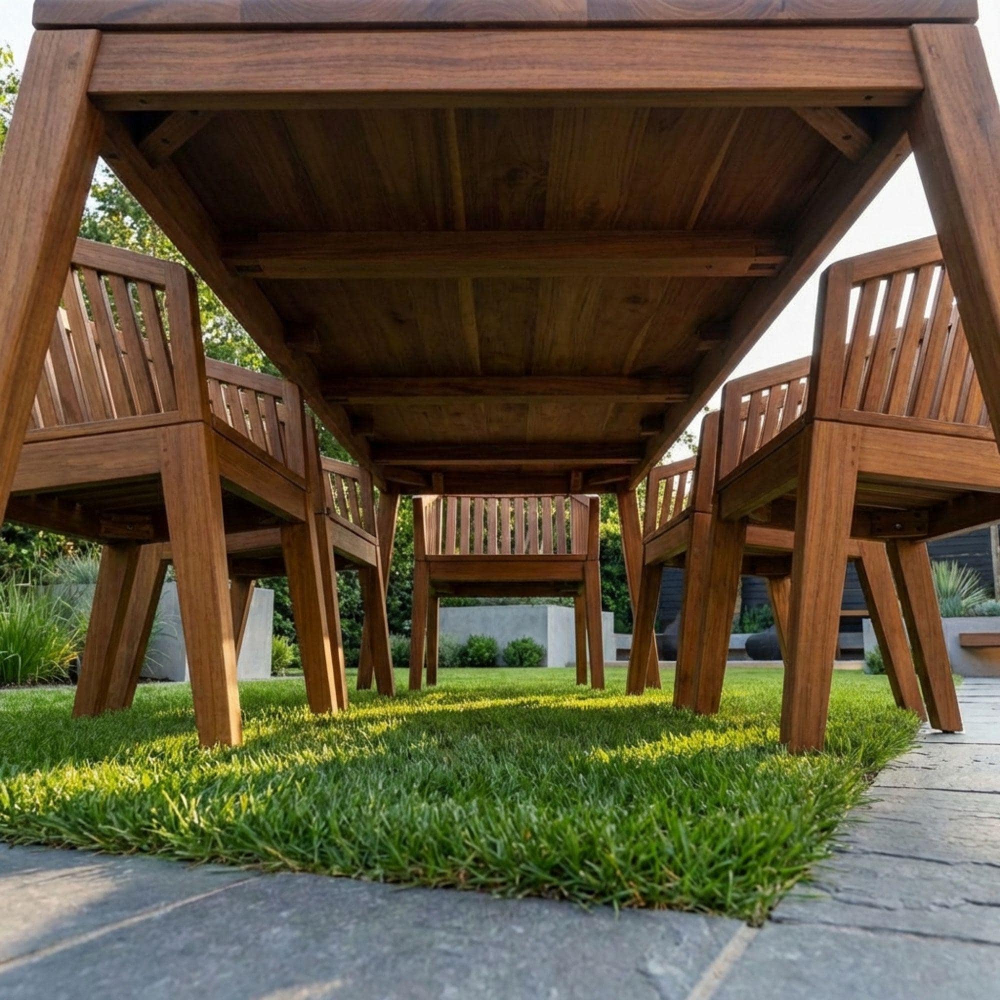 DIY Outdoor Dining Set Plans | Wooden Patio Table, Chairs Blueprint (Digital Download) 6