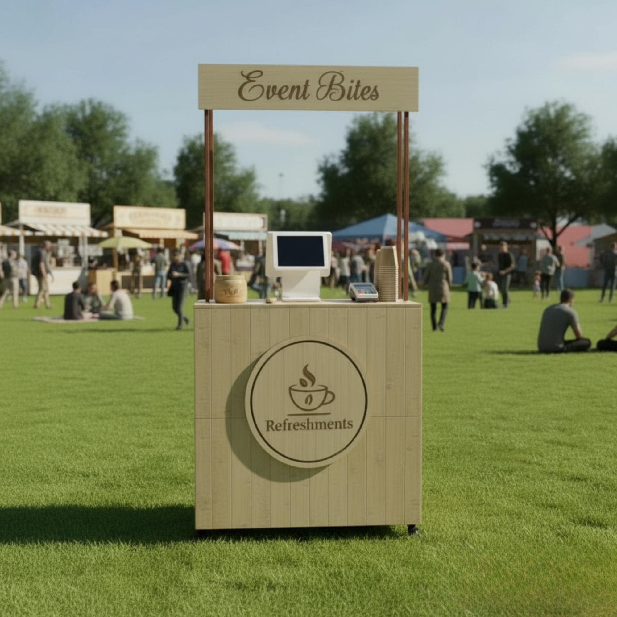 Foldable Kiosk Blueprint: DIY Portable Sales Stand Plans 1