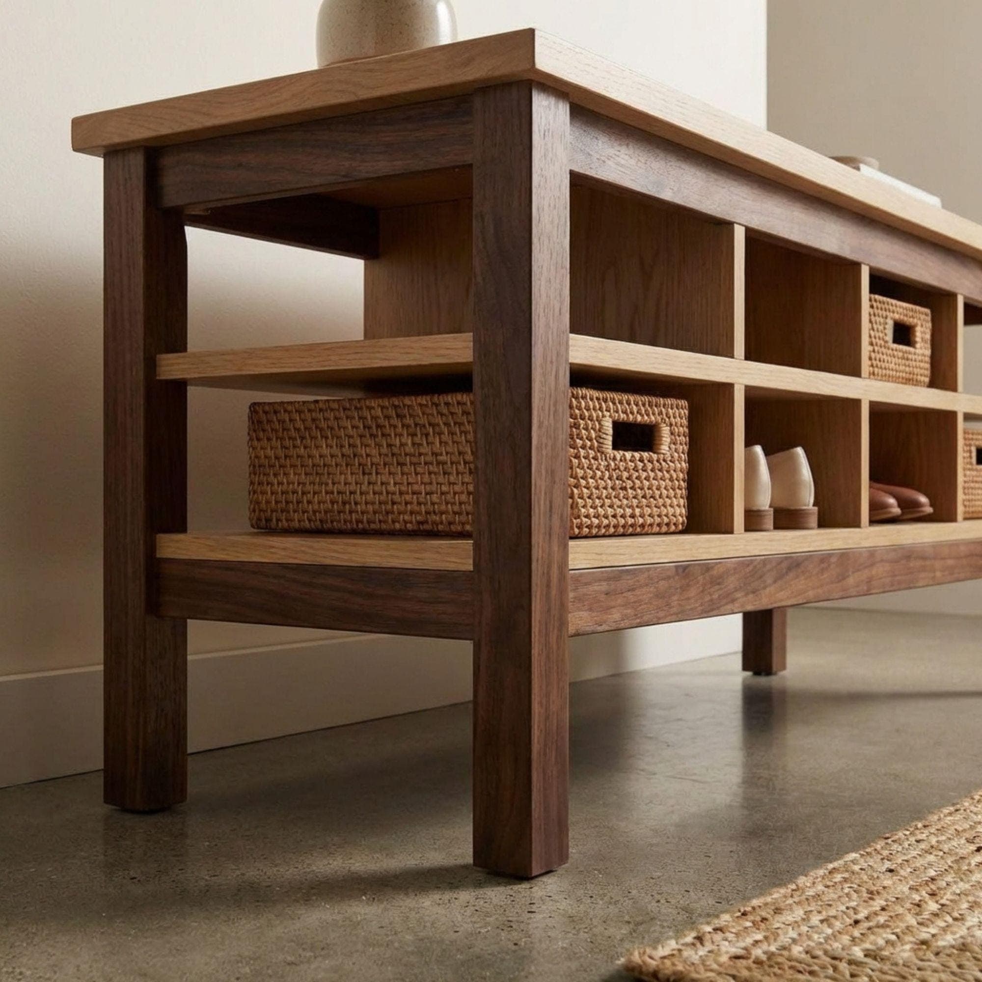 Heavy Duty Workbench Plans with Storage Shelving (PDF Download) 6