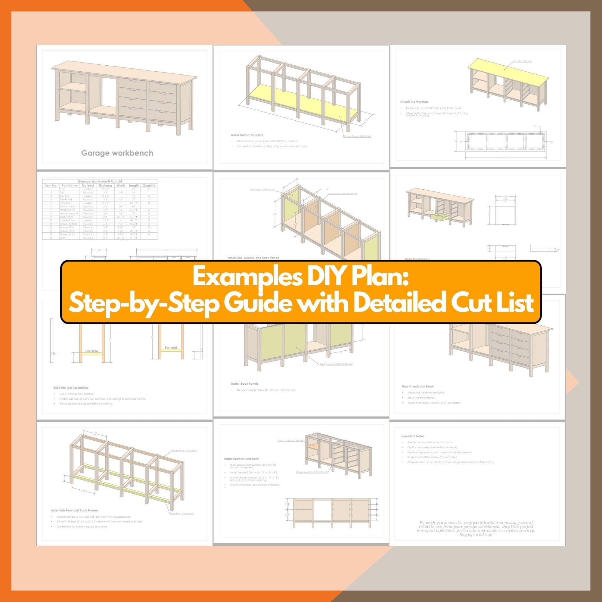Wooden Rocking Horse Plans | DIY Toddler Toy Blueprint (Digital PDF) 9