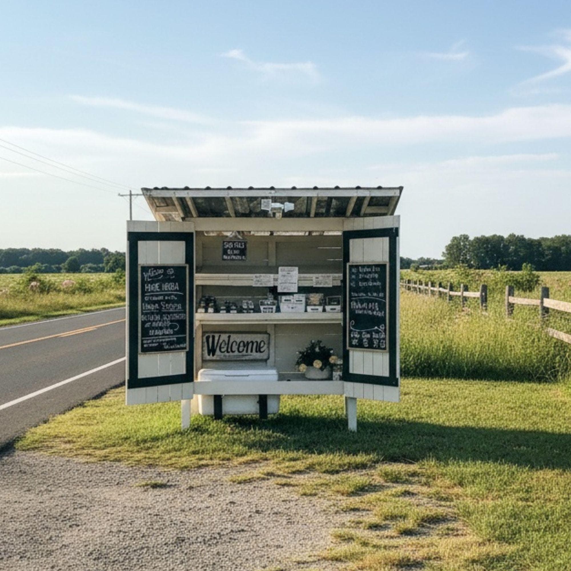 DIY Farmstand Plans: Portable Produce, Flower, Bakery Cart (PDF Download) 2