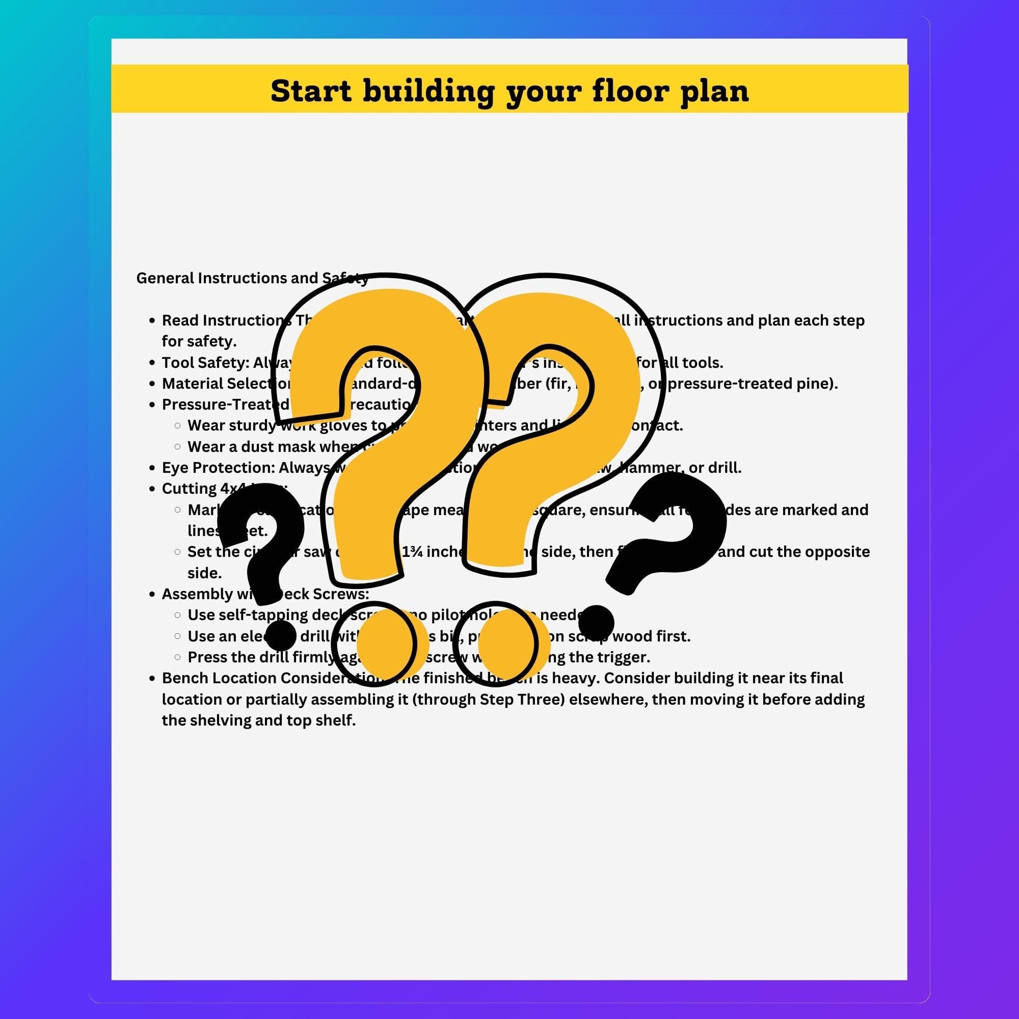 Rustic Potting Bench Plans | Outdoor Garden Workstation PDF 3