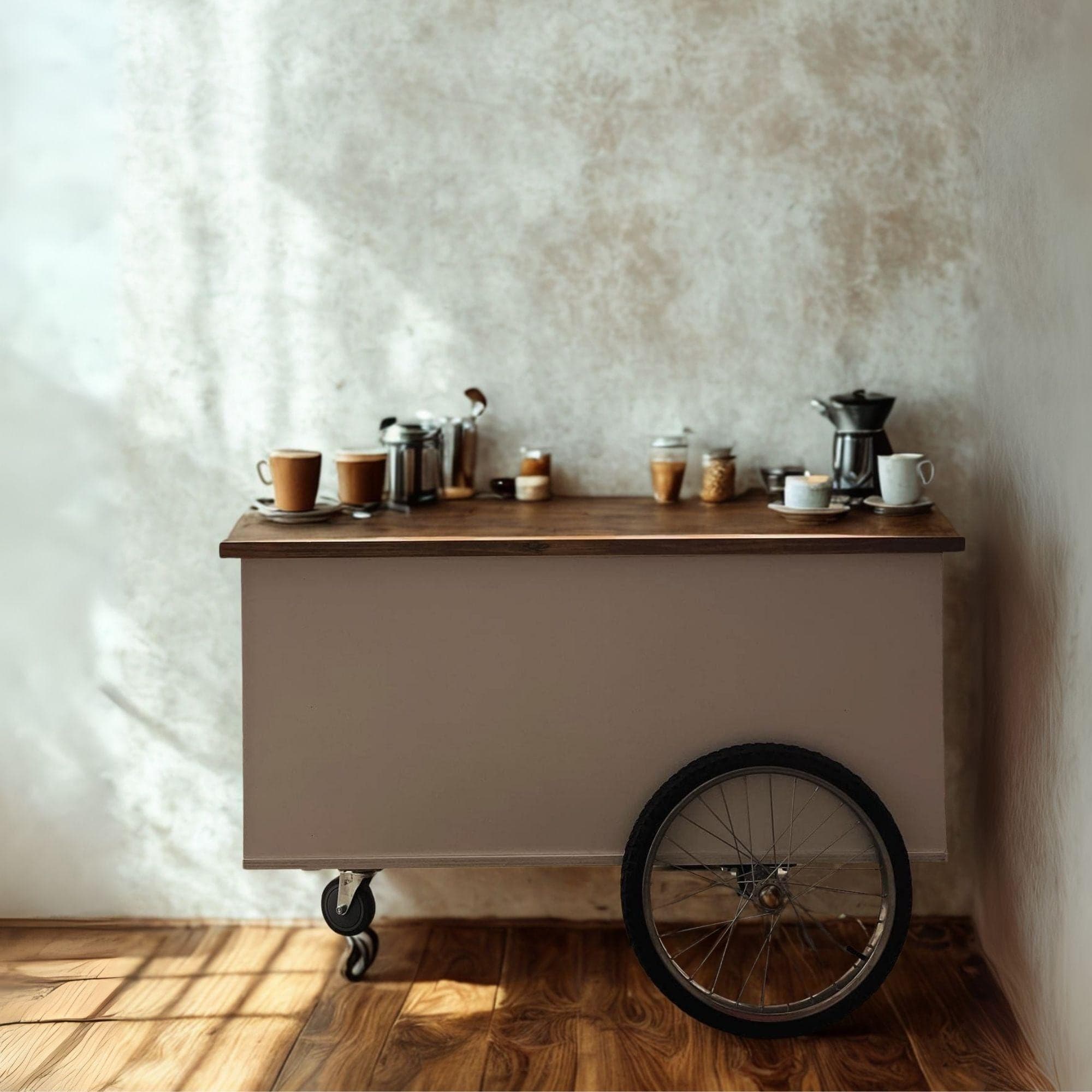 DIY Coffee Cart Plan | Versatile Bar, Charcuterie, Vendor Serving Station 1