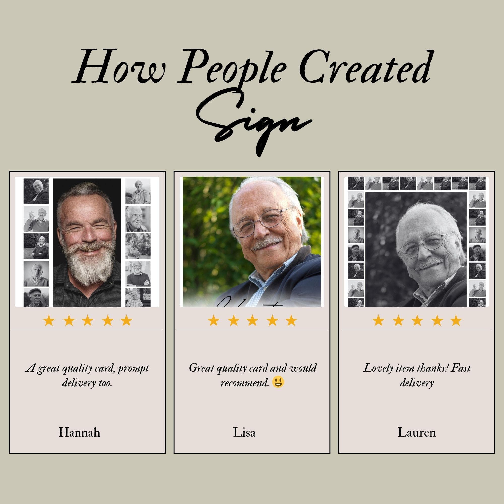 Memorial Photo Collage Sign | Funeral Welcome Poster (Digital Download) 5