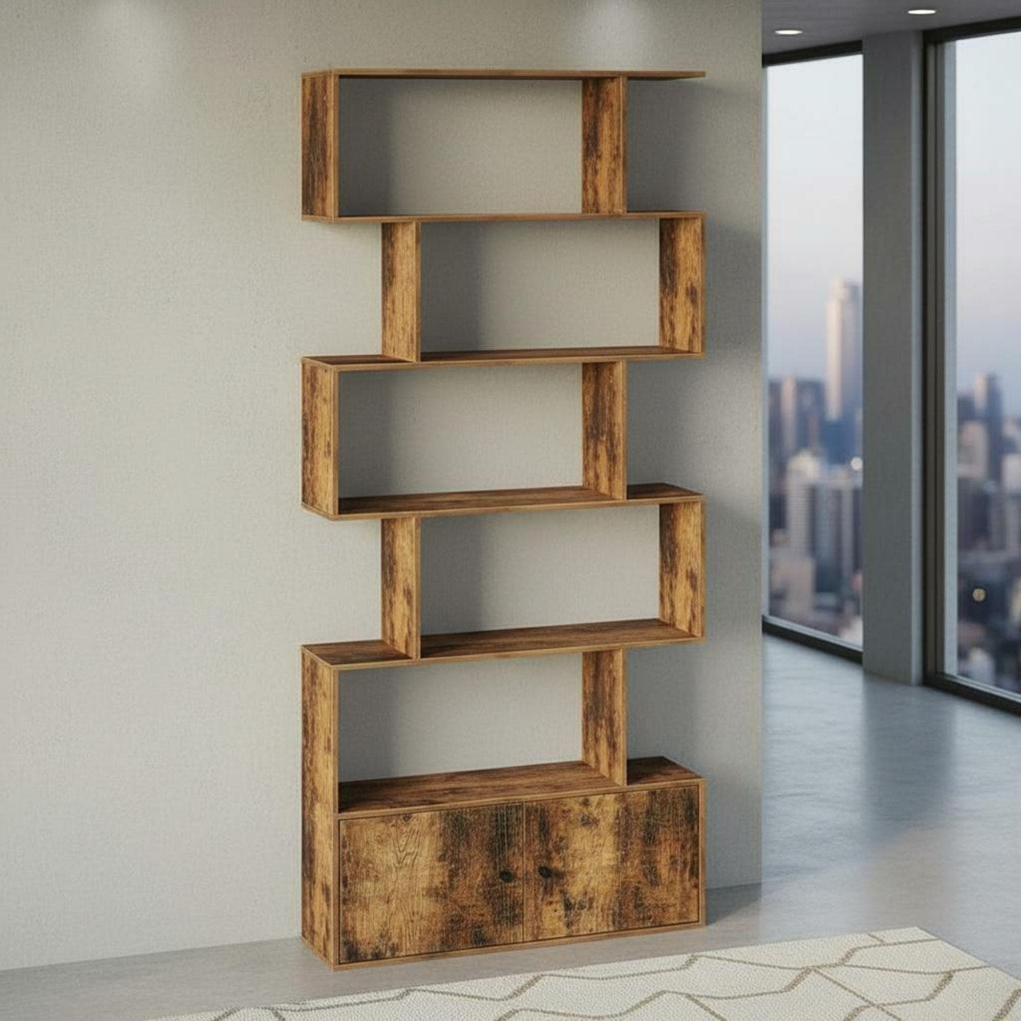 DIY Wood Bookcase Plans | Wall Shelf, Small Spaces (PDF Pattern) 3