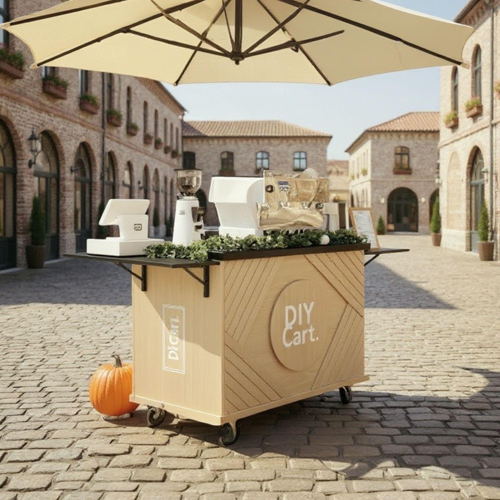 DIY Mobile Bar Cart | Coffee Cart | Custom Food Cart Plan PDF | Wedding Cart | Collapsible Beverage Cart | Vendor Cart | Foldable Bar Cart 4