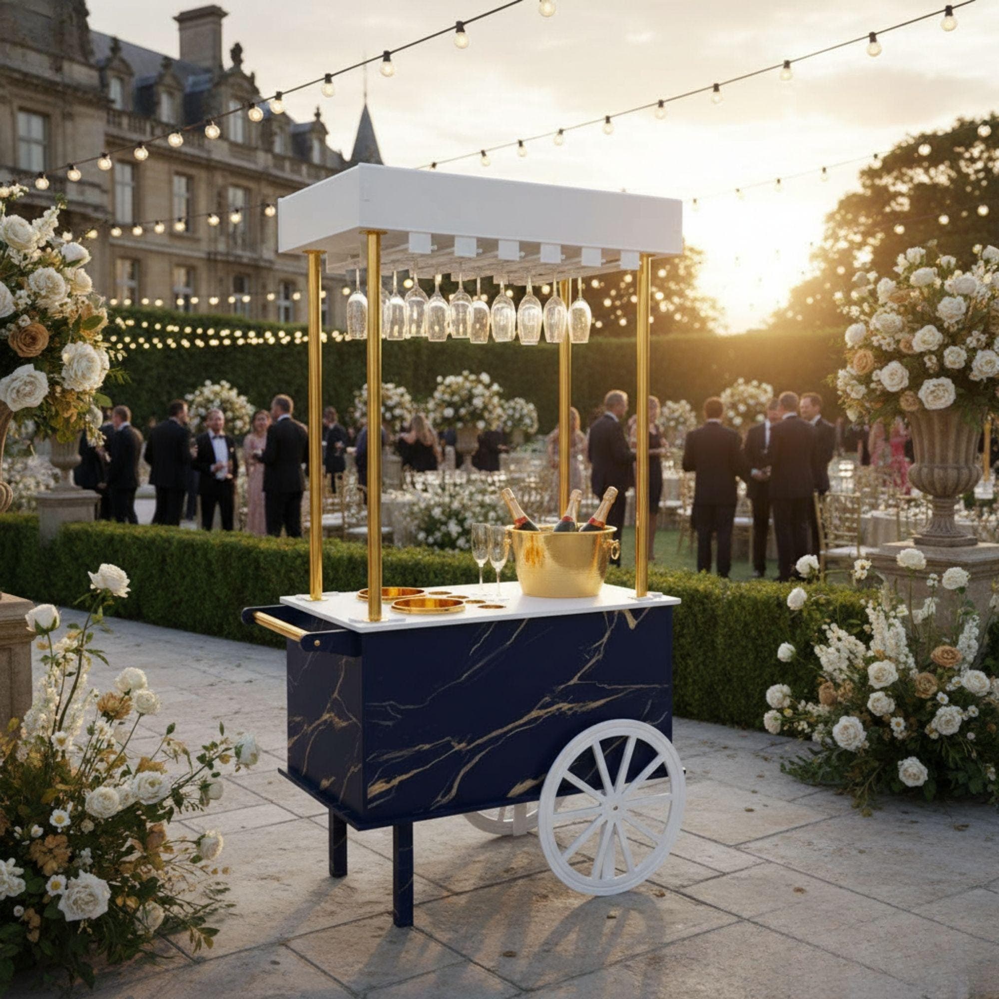 DIY Champagne Cart Plans: Mobile Bar, Event Cart Blueprints (Digital Download) 2