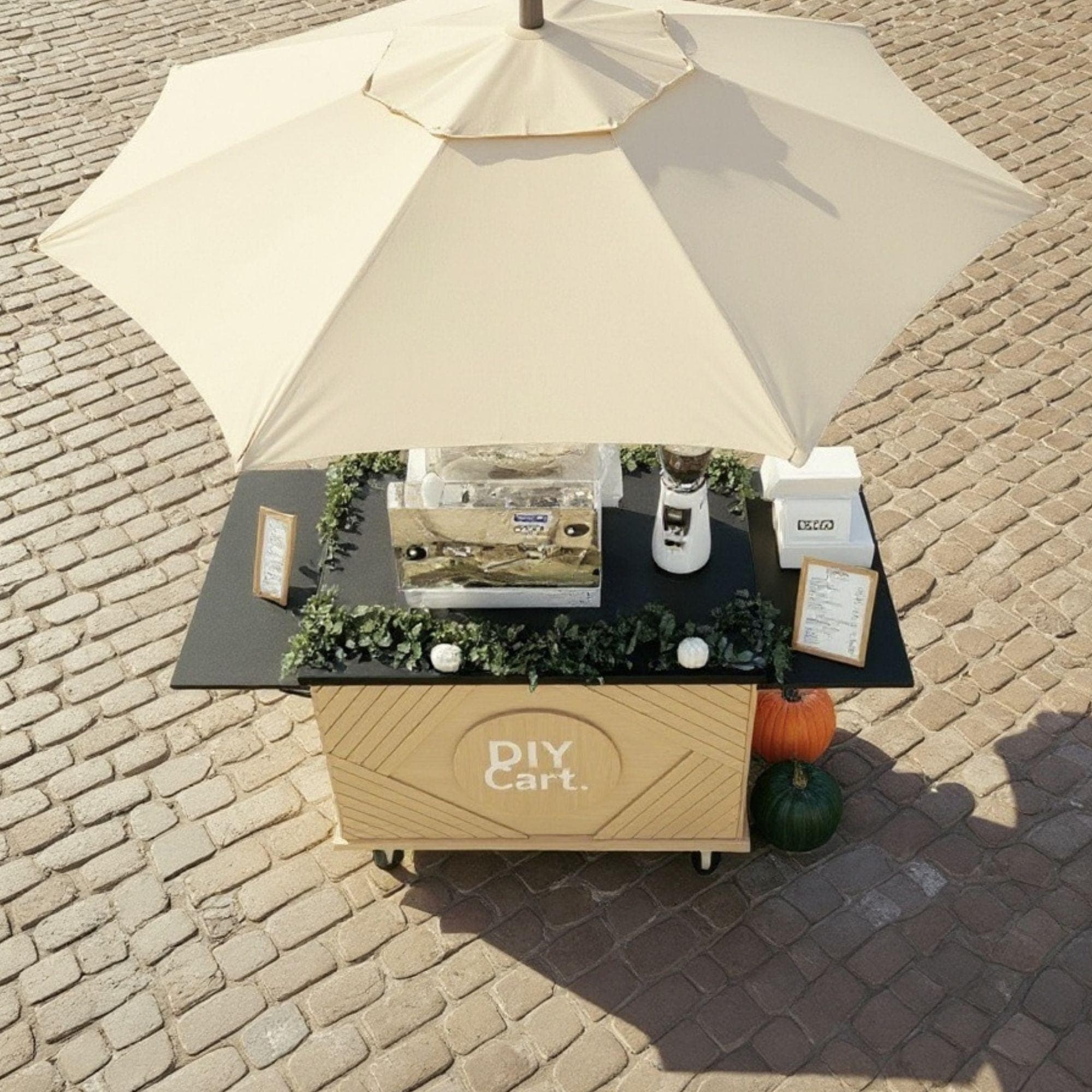 DIY Mobile Bar Cart | Coffee Cart | Custom Food Cart Plan PDF | Wedding Cart | Collapsible Beverage Cart | Vendor Cart | Foldable Bar Cart 5