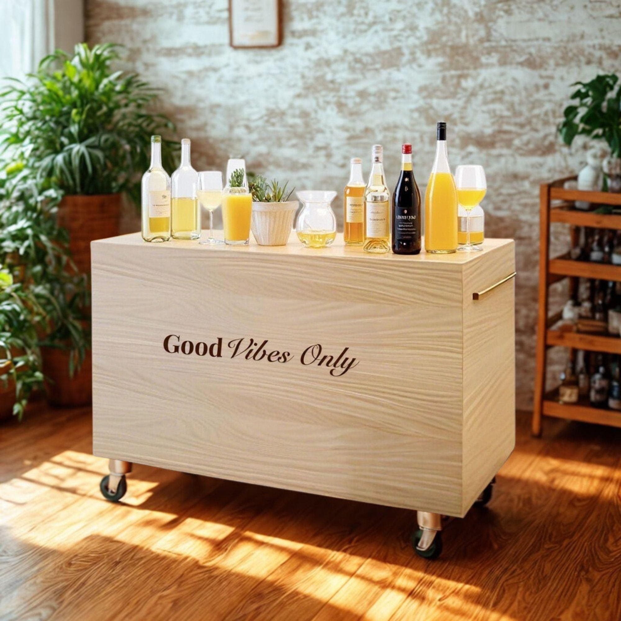 DIY Wedding Cart Plan | Mobile Bar, Coffee, Beverage Cart (PDF Pattern)