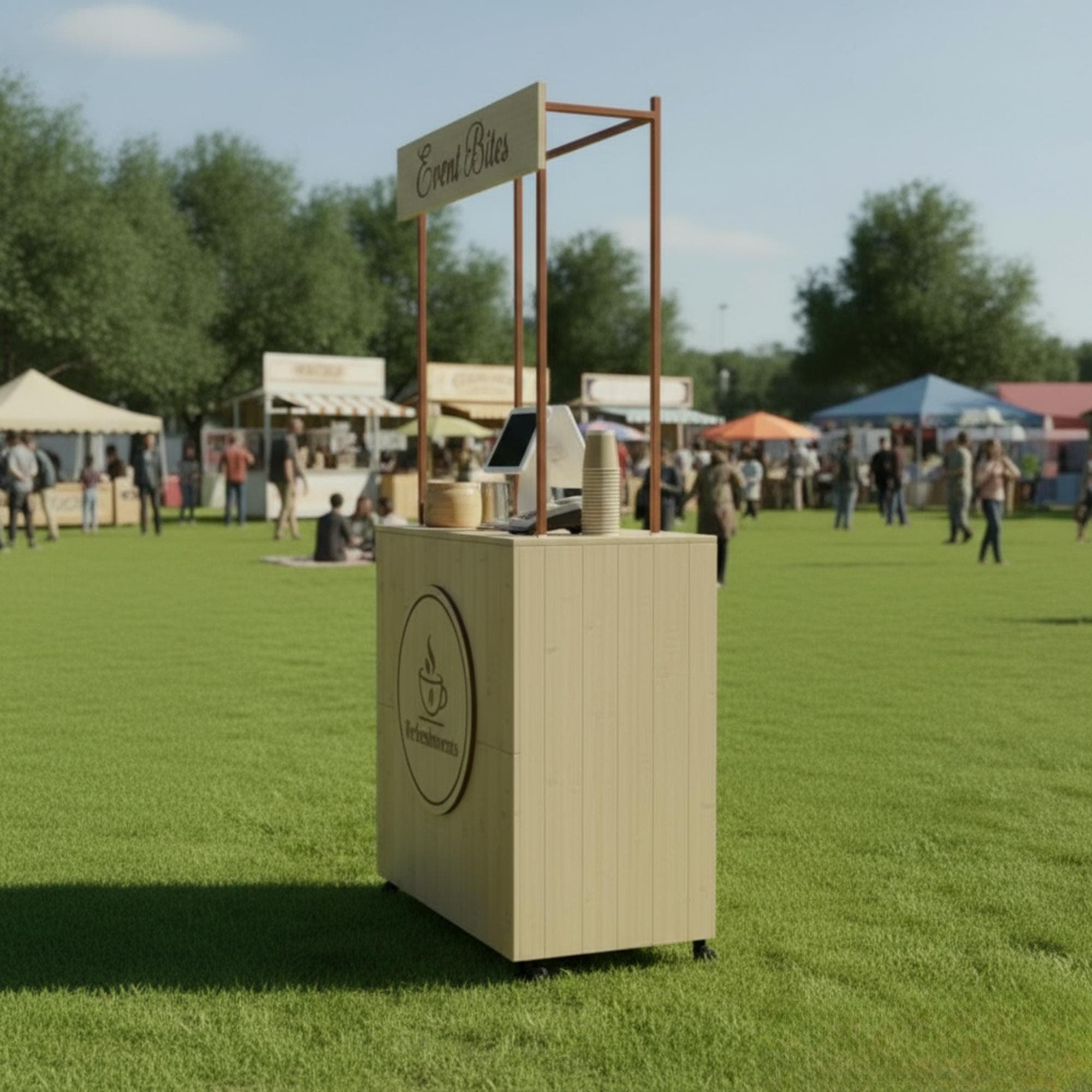 Foldable Kiosk Blueprint: DIY Portable Sales Stand Plans 2