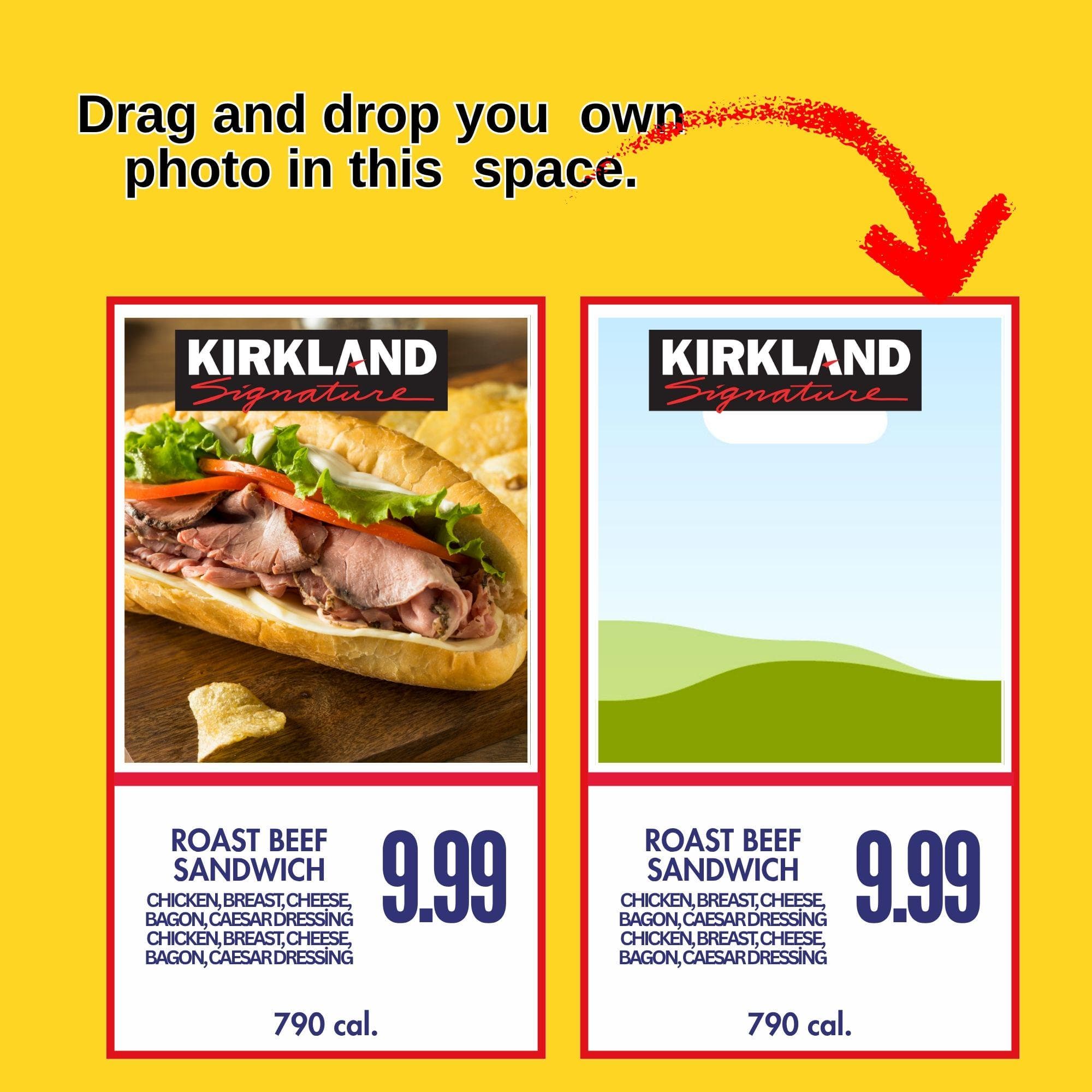 Costco Food Court Sign | Printable Menu, Price Tag (Digital Download) 3