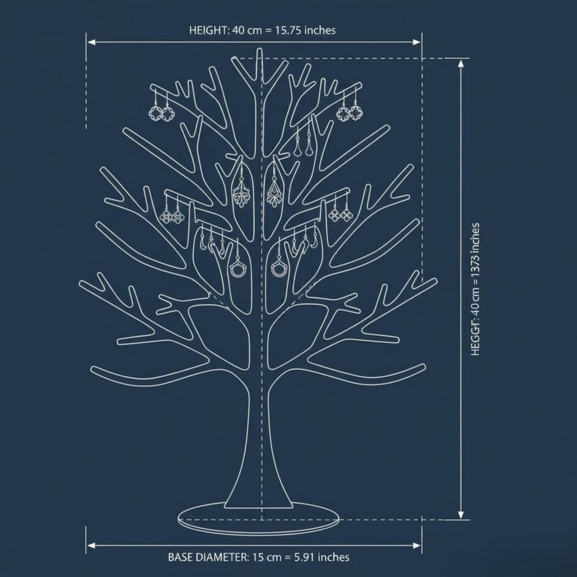 DIY Earring Holder | Easy DIY Jewelry Organizer for Earrings | Wood Earring Display with Holes | Earring Holder Stand 6