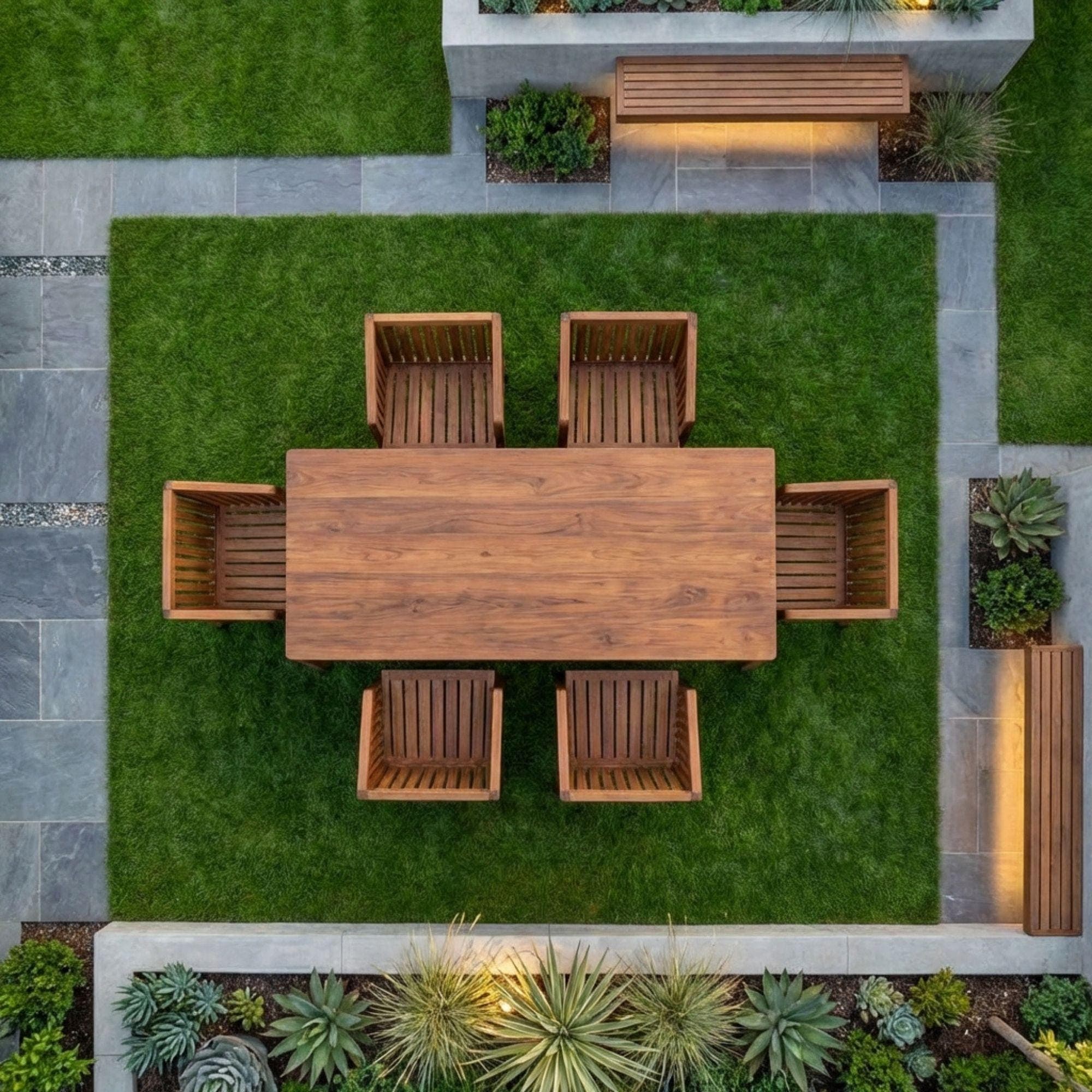 DIY Outdoor Dining Set Plans | Wooden Patio Table, Chairs Blueprint (Digital Download) 5