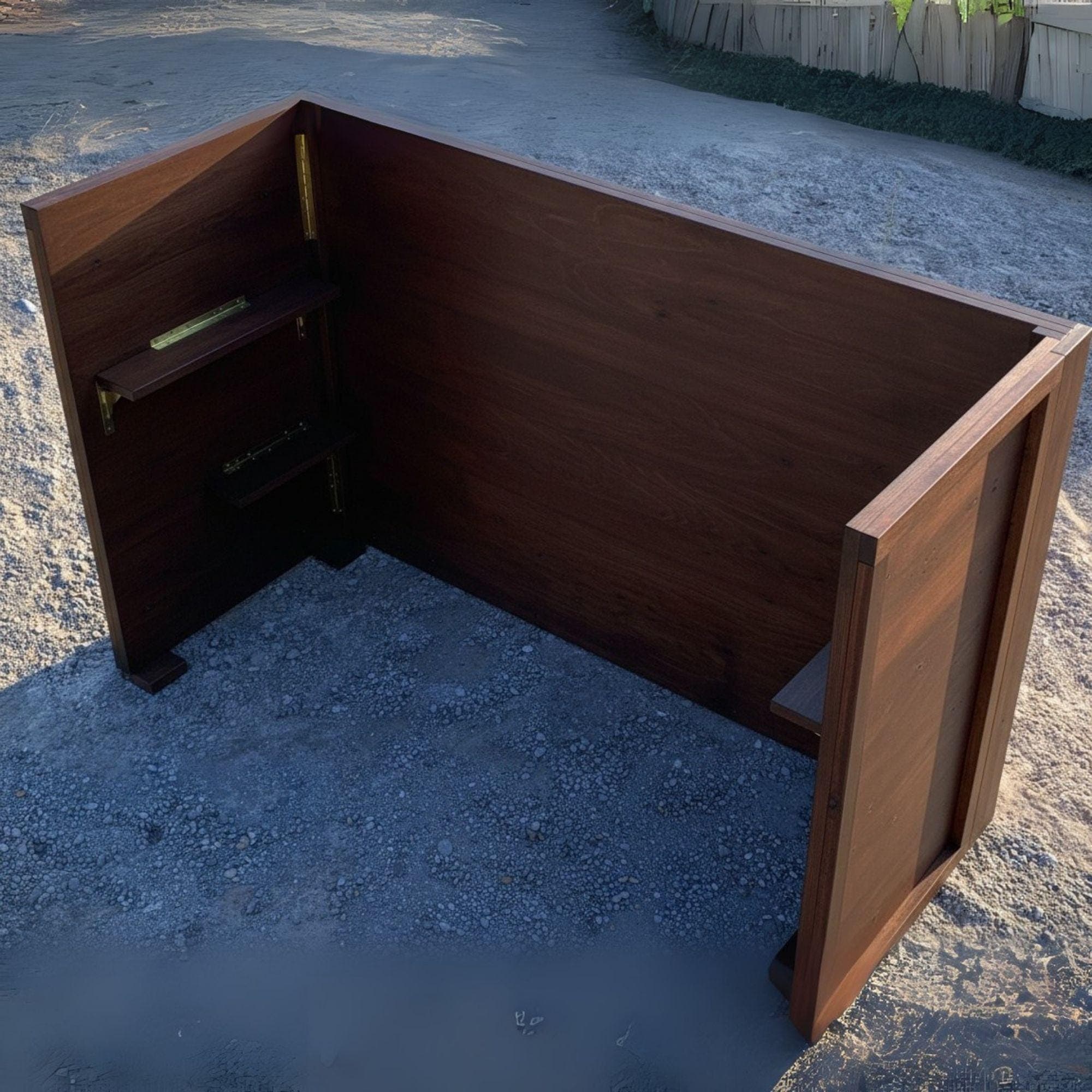 Portable Wooden Bar Plan: Collapsible DIY Event Bar Design 5