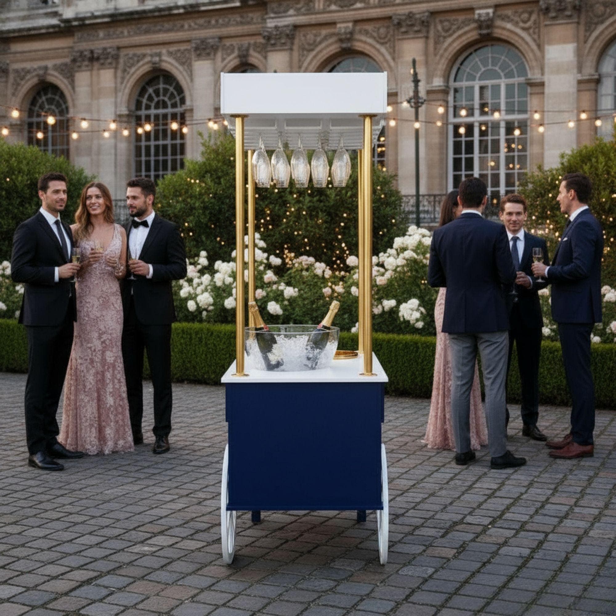 DIY Champagne Cart Plans: Mobile Bar, Event Cart Blueprints (Digital Download) 4