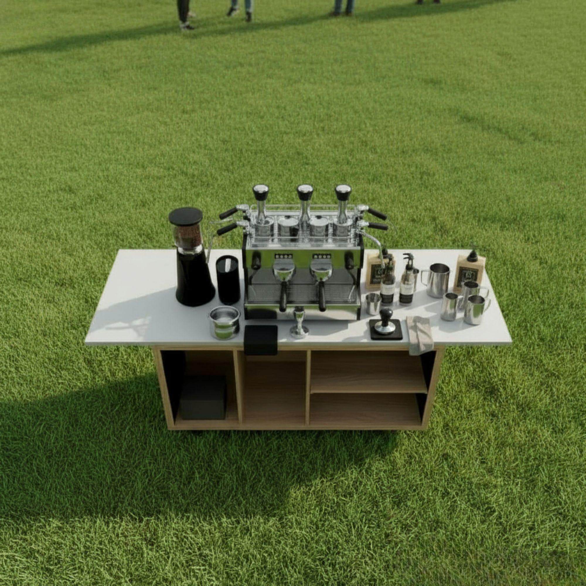 DIY Coffee Cart Plans | Collapsible Mobile Espresso Bar | Foldable Market Stall Blueprint | Portable Catering Cart Build | Digital PDF 2