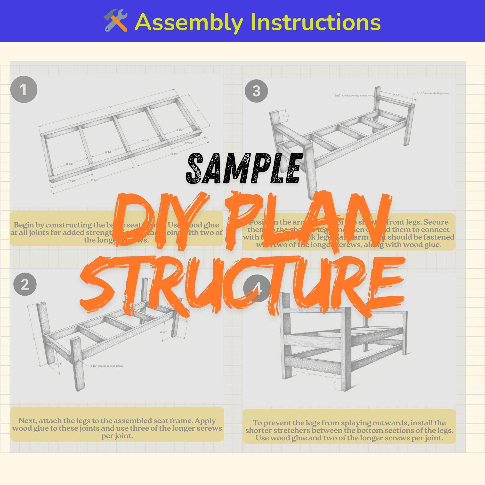 DIY Outdoor Bar Plan: Folding Wooden Patio Bar Blueprint (PDF Digital Download) 9