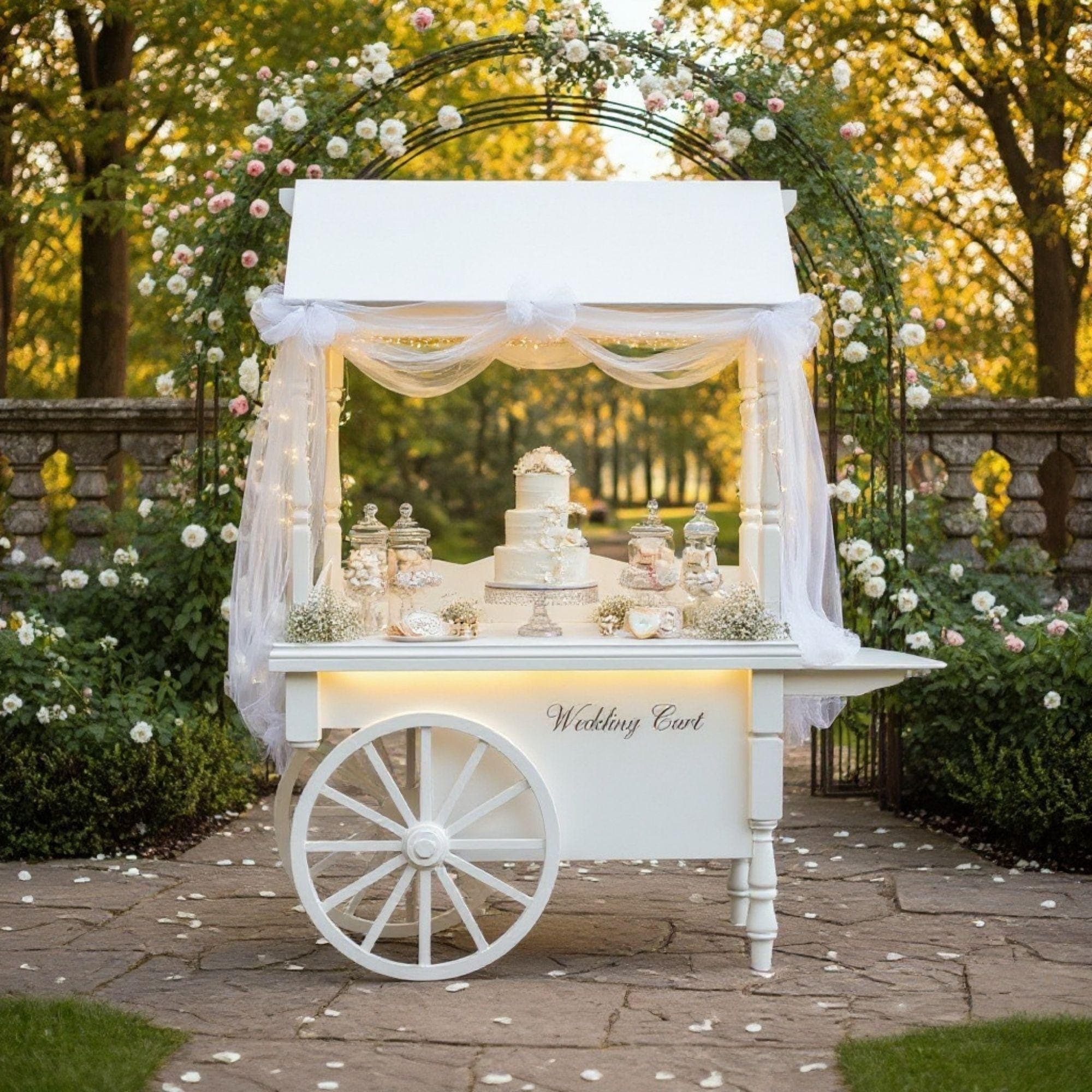 Candy Cart DIY Plan PDF | İce Cream Cart | Dessert Cart | Wedding Sweet Table Cart | Collapsible Wooden Sweet Bar for Sale, Party Treat Cart 1