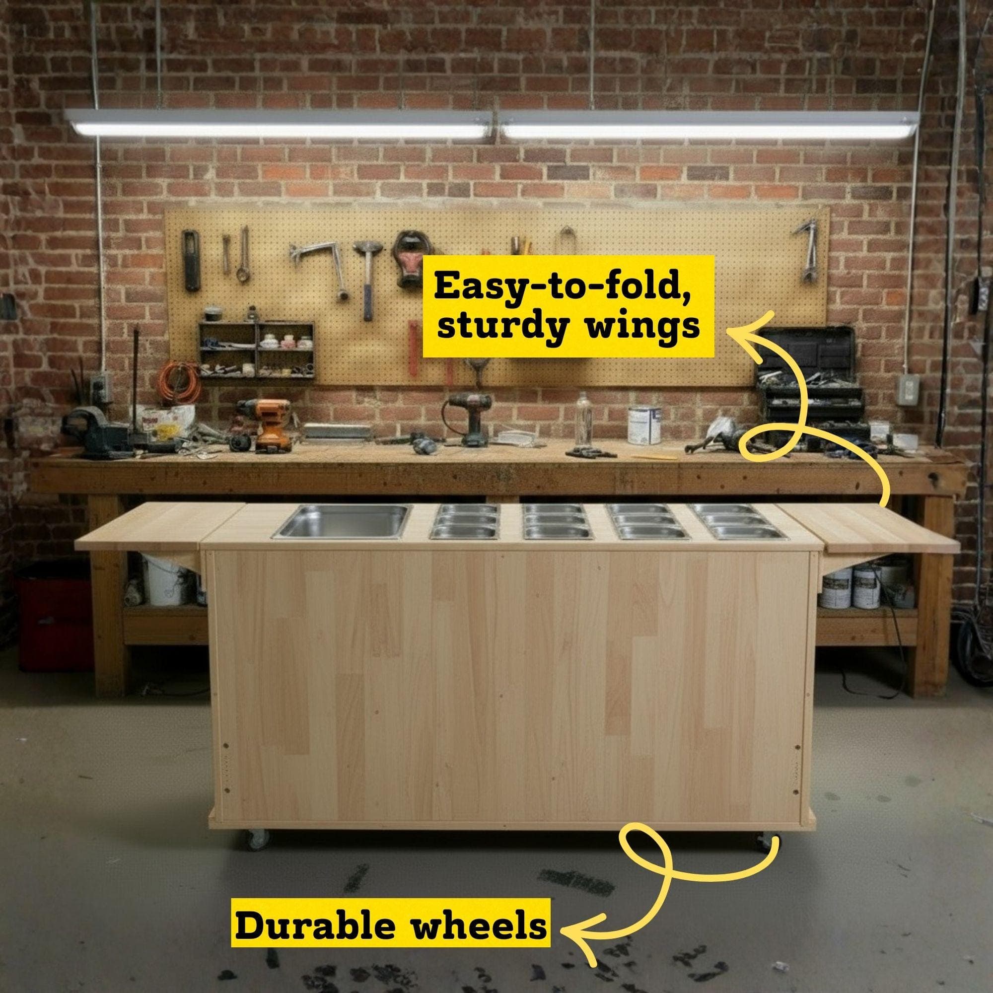 DIY Collapsible Coffee Cart Plans | Mobile Espresso Bar Blueprint (PDF) 4