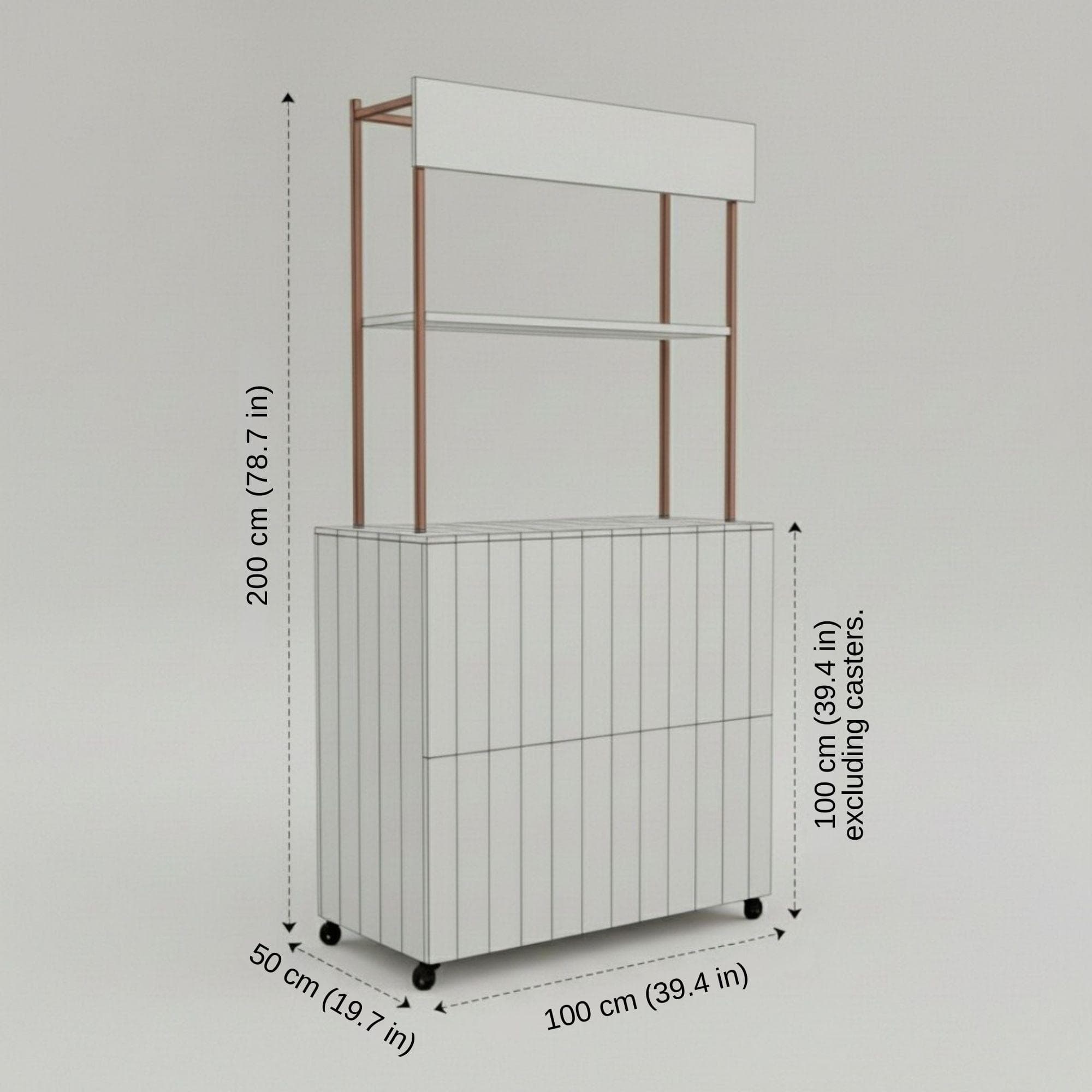 DIY Foldable Checkout Stand Plans: Portable Plywood Design (PDF Pattern) 7
