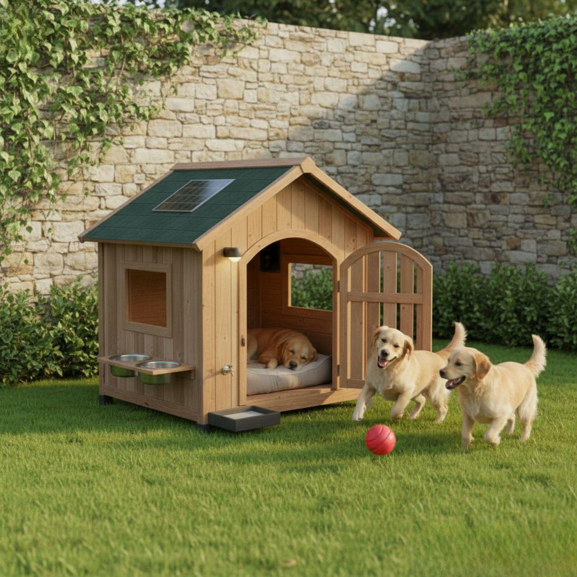 DIY Modern Dog House Plans: Insulated Cedar, Large Breed (Digital Download)