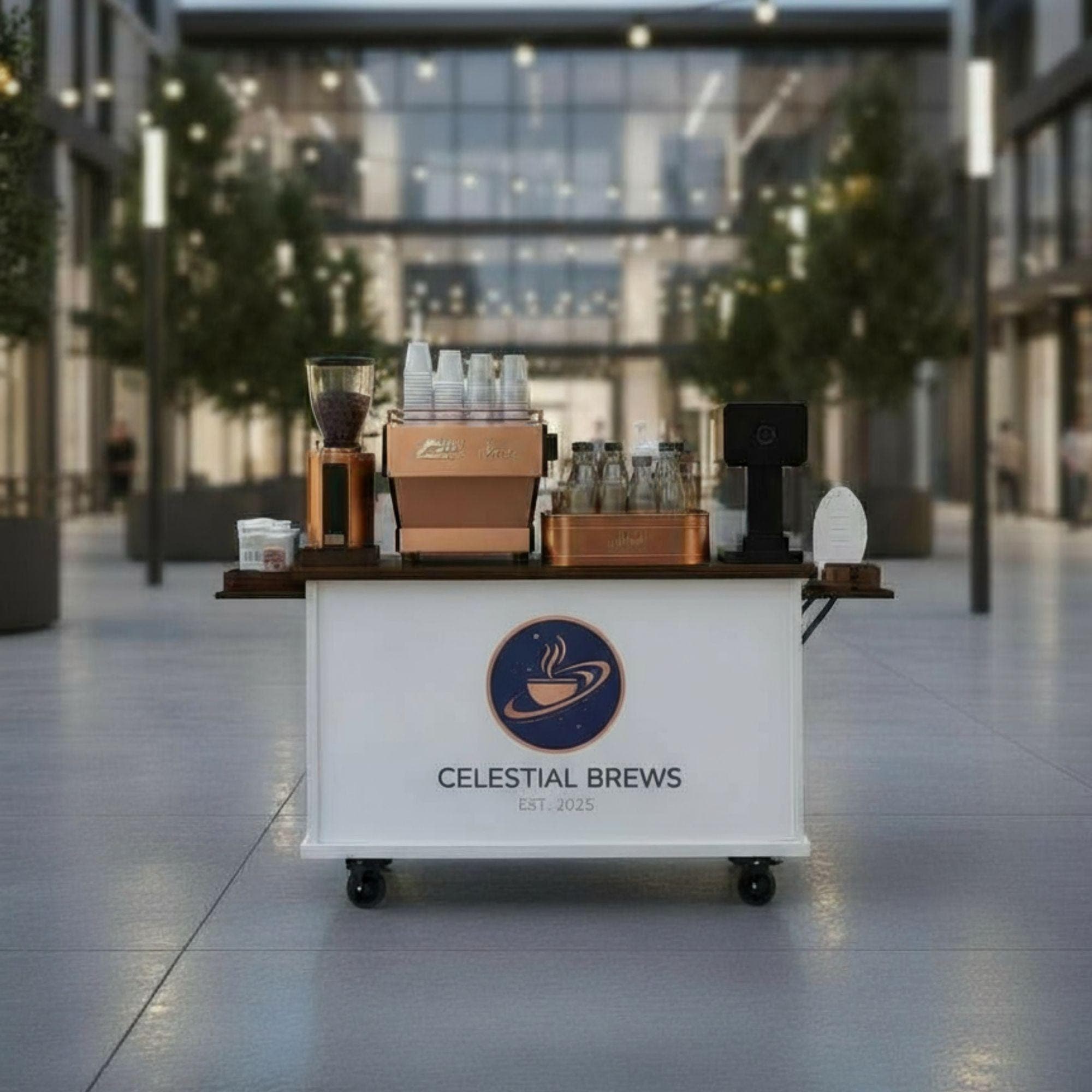 DIY Mobile Bar Cart Plans: Collapsible Vendor Cart (PDF Plan) 1