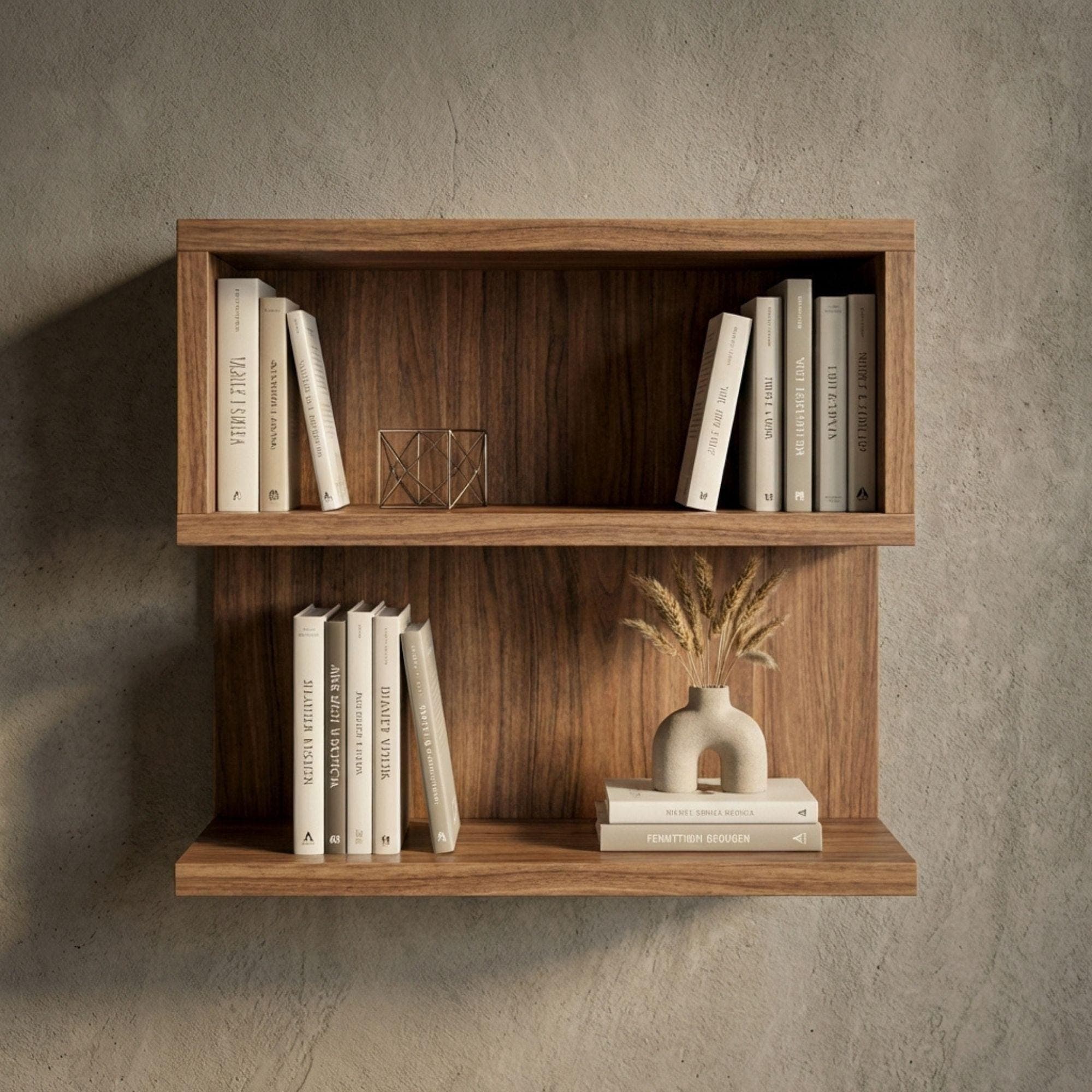 Modern S-Shaped Floating Shelf Plans, Woodworking Blueprints (Digital Download) 2