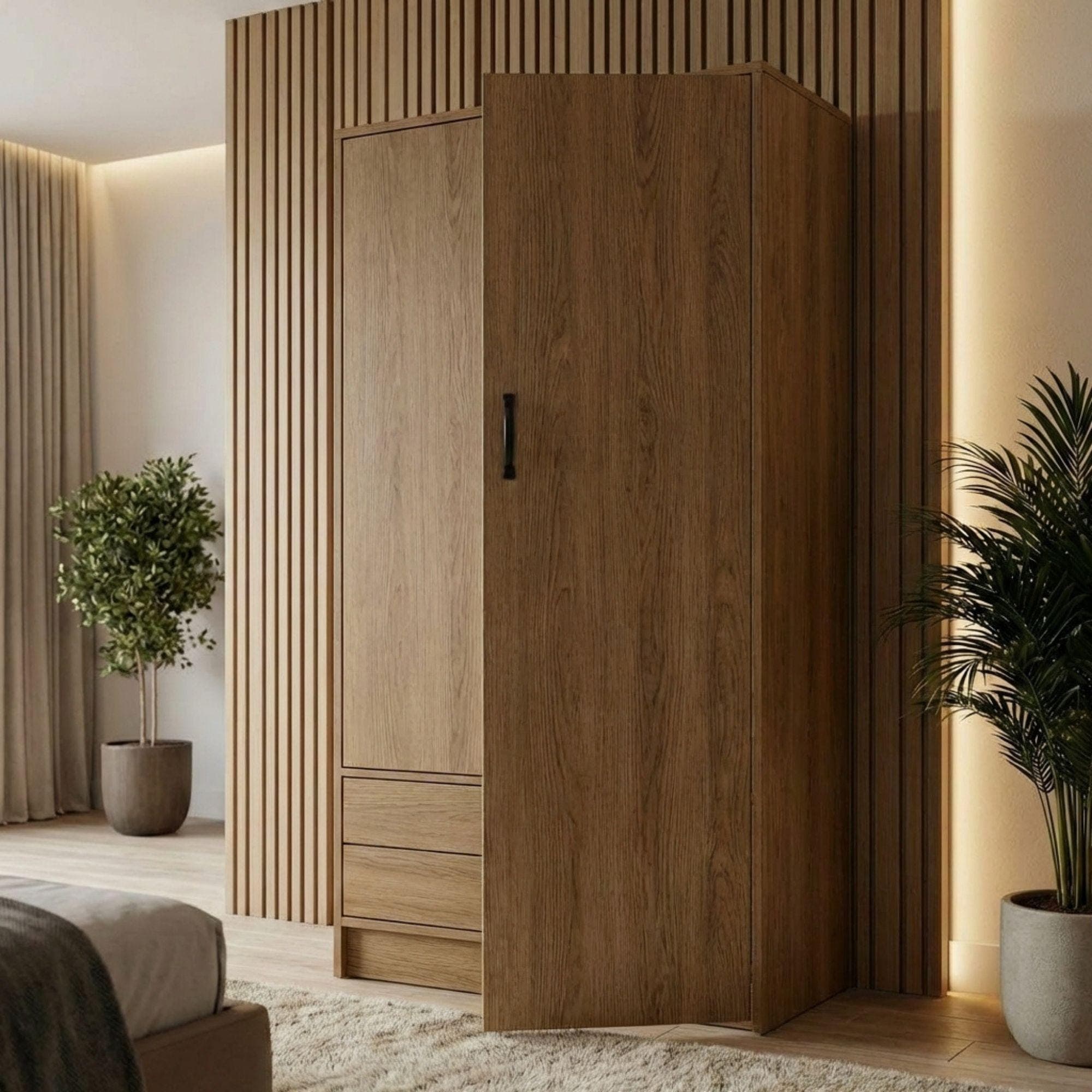 DIY Wardrobe Plan | Closet Storage Cabinet Blueprint | Wooden Tall Dresser Plans PDF 5