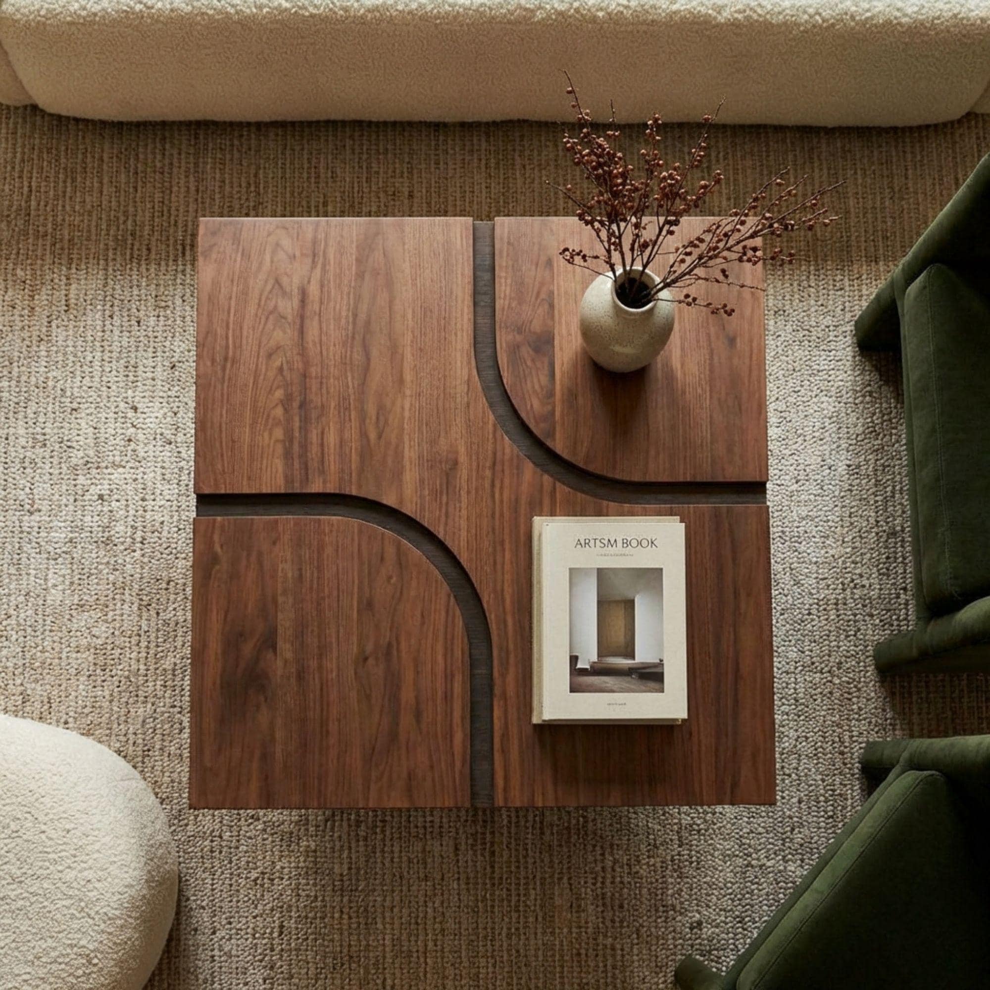 Modern Square Coffee Table Plans | Indoor Outdoor Woodworking Blueprint (PDF) 6