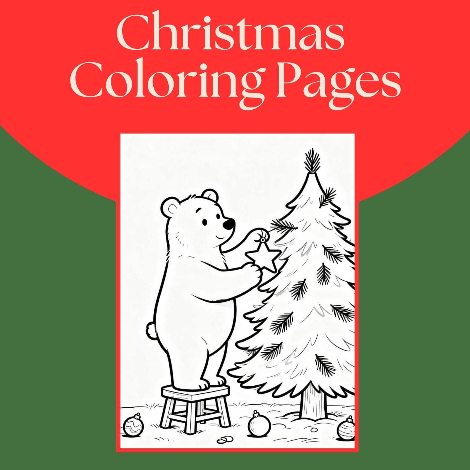 100+ Christmas Coloring Pages | Winter Activity Book (PDF) 6