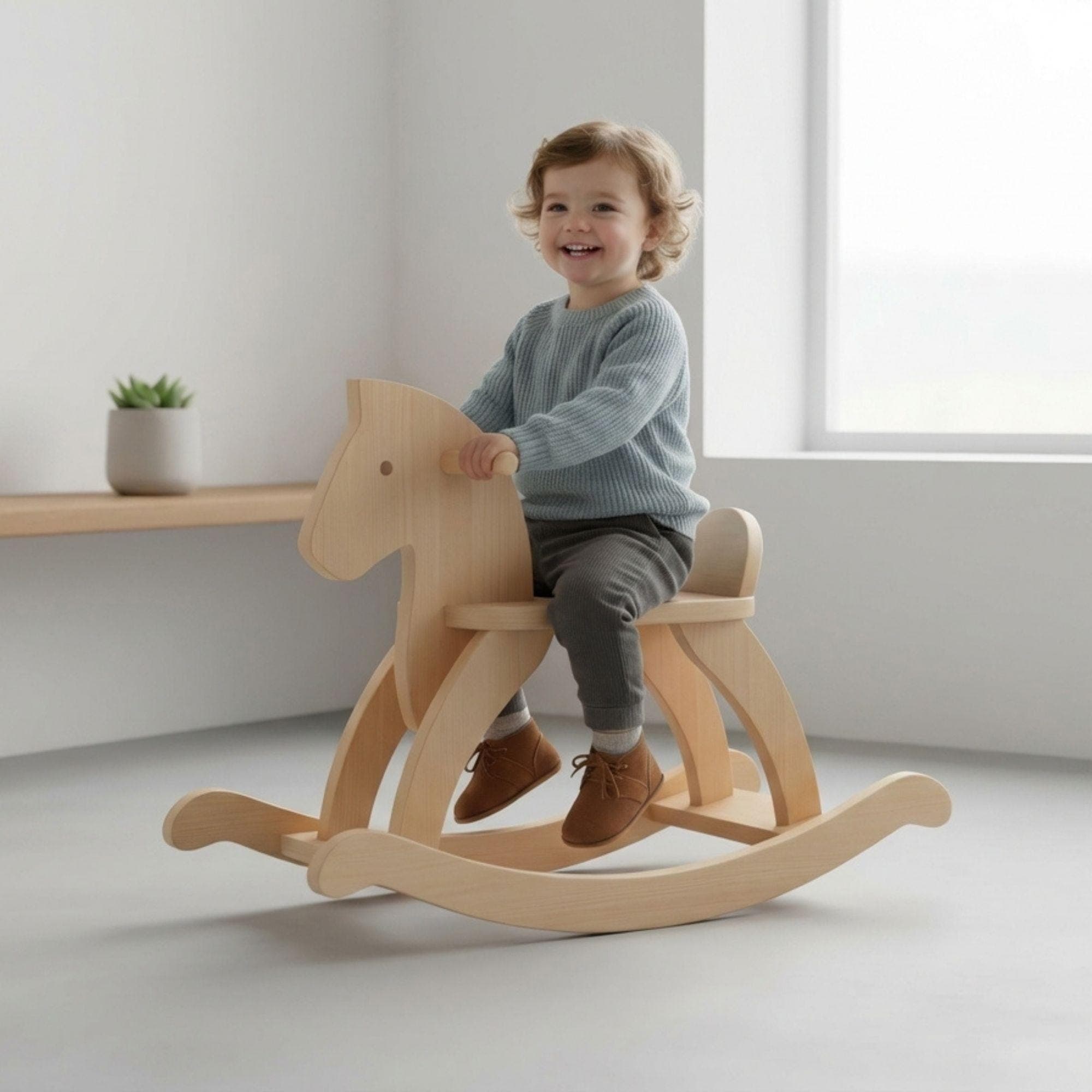Wooden Rocking Horse Plans | DIY Toddler Toy Blueprint (Digital PDF)