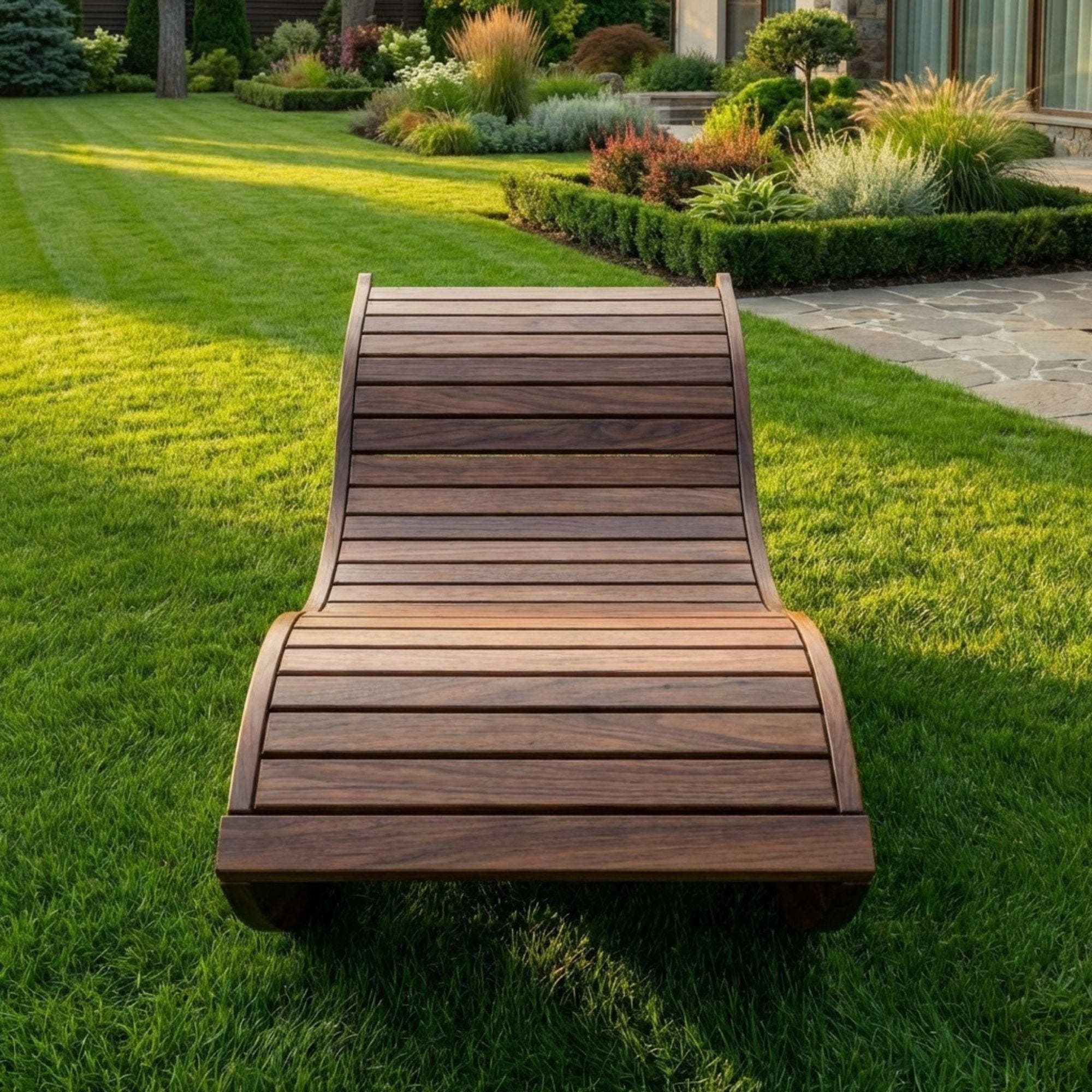 DIY Floor Rocking Chair Plans | Arc Rocking Lounger Blueprint | Oval Rocker Chair PDF 5