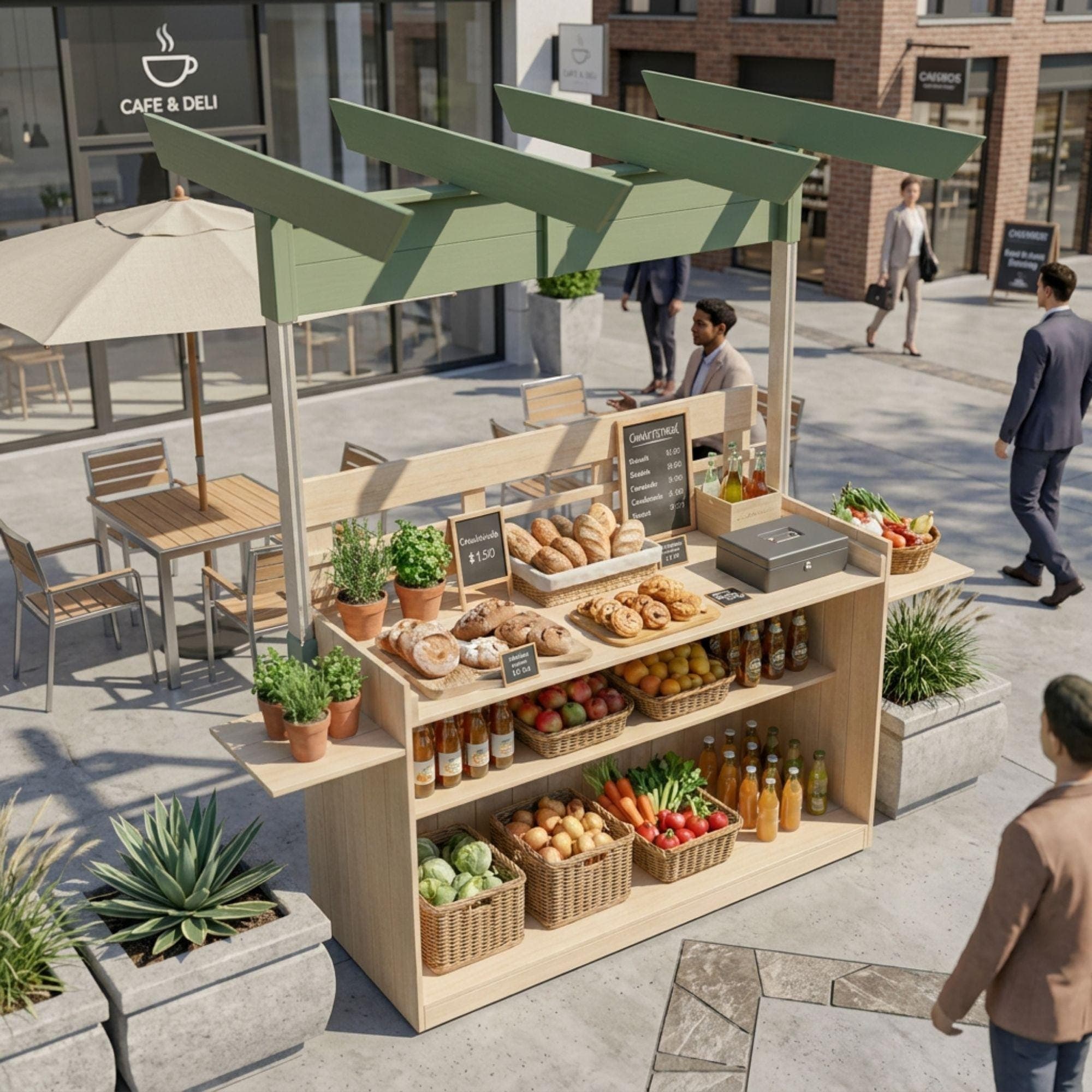 DIY Collapsible Food Cart Plan | Foldable Mobile Coffee Cart Plan | Charcuterie Cart Plan | Vendor Snack Stand Plan | Pancake & Dessert Cart 2