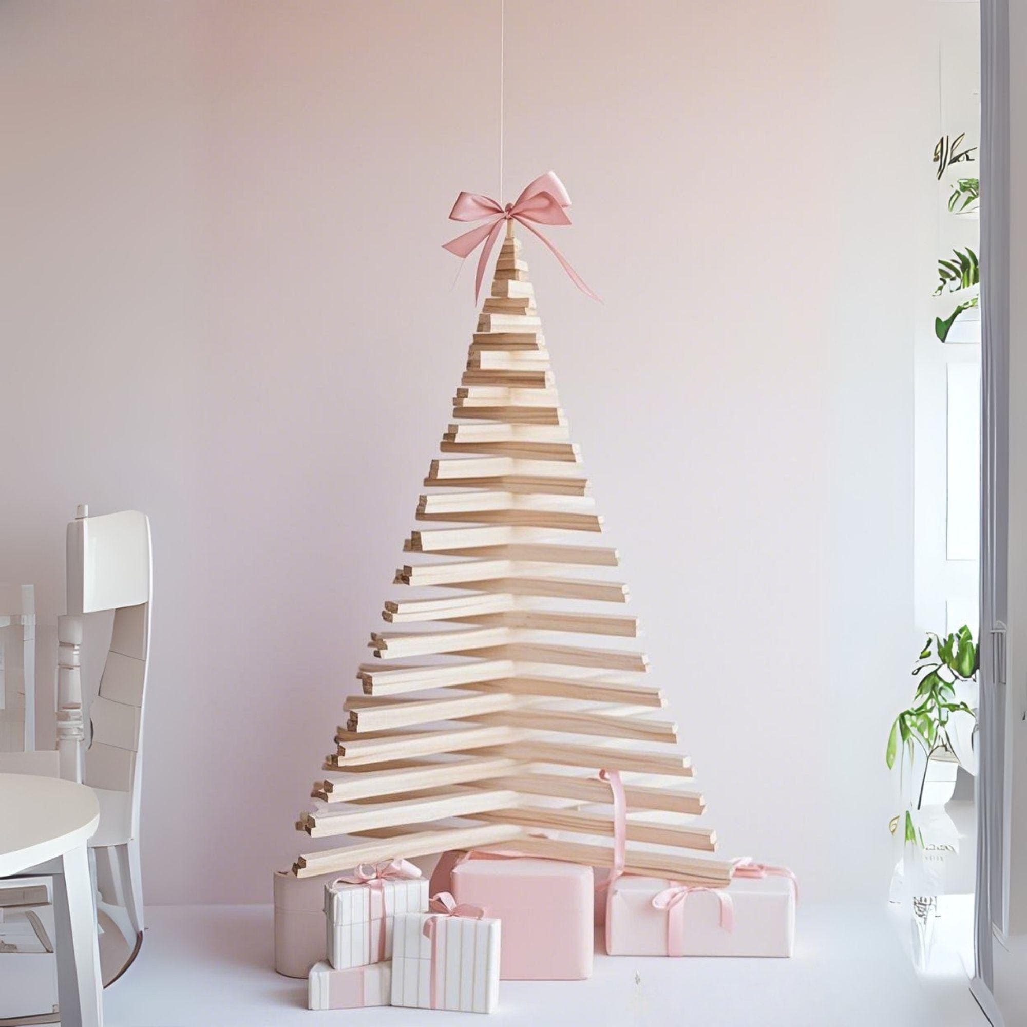 Spiral Wooden Christmas Tree plans | DIY Spiral Christmas Tree, One Board Spiral Tree, Build Plan | Landscape Tree Plan PDF Printable 2