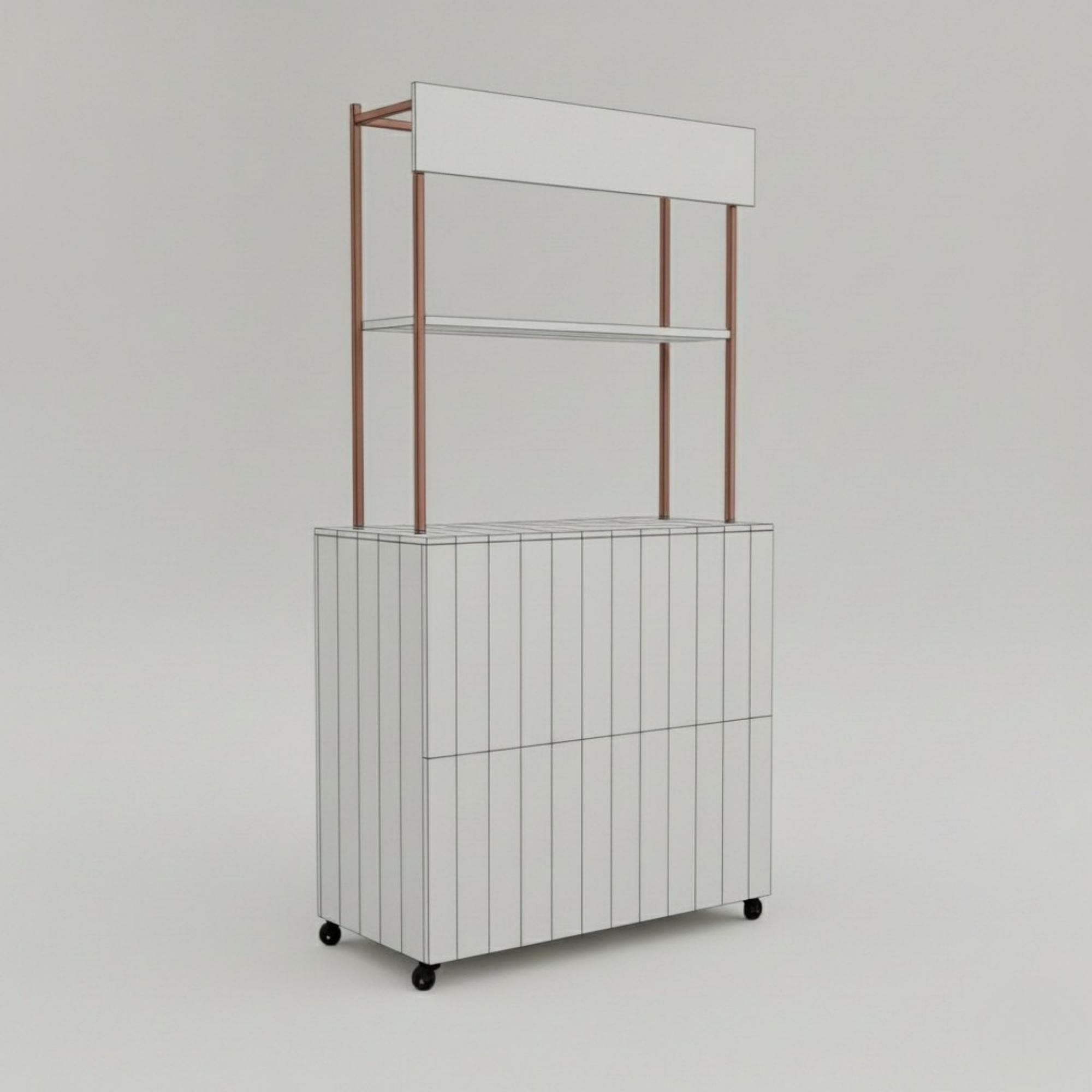 Foldable Kiosk Blueprint: DIY Portable Sales Stand Plans 5