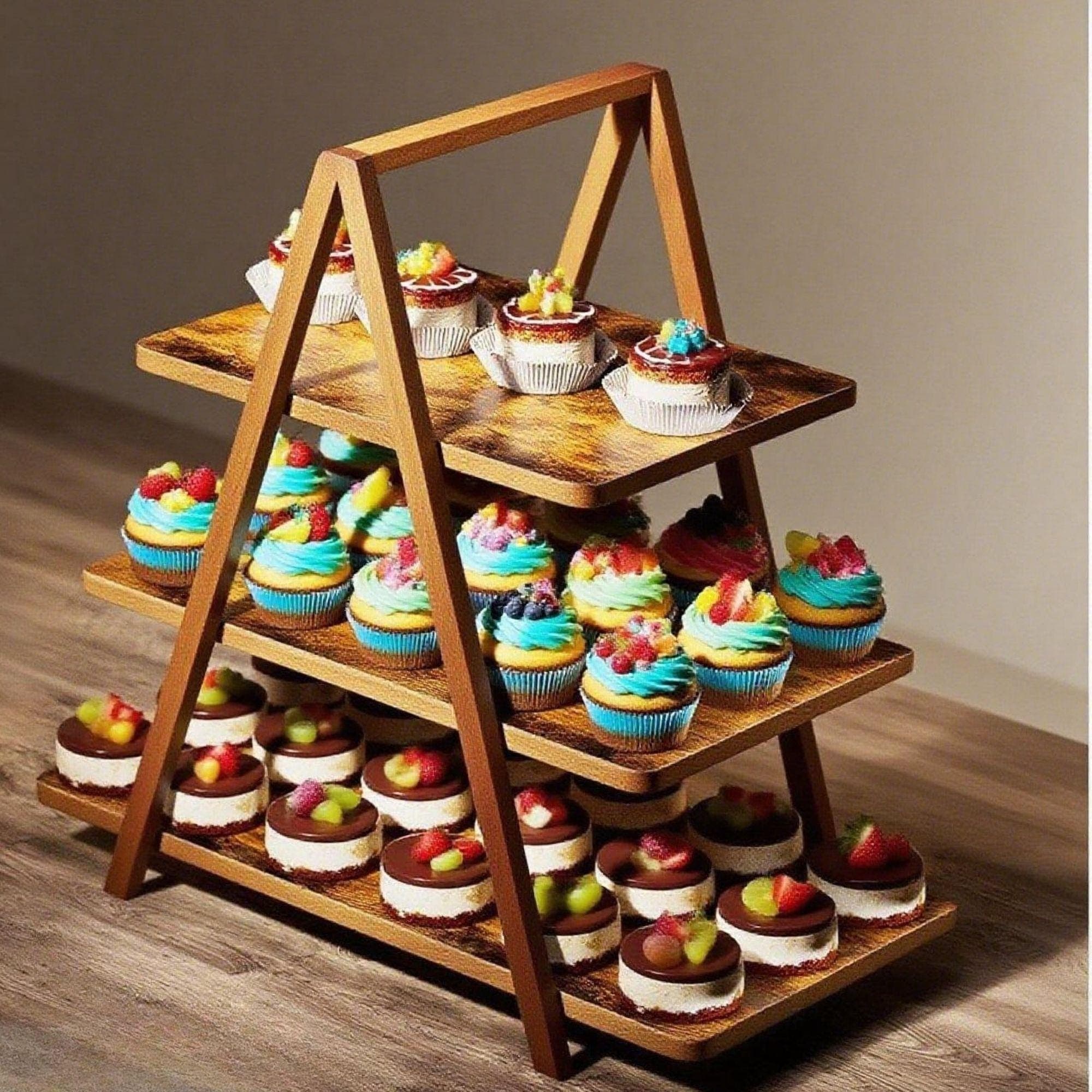 DIY Tiered Display Stand Plan: Craft Fair & Wedding (PDF Download) 1