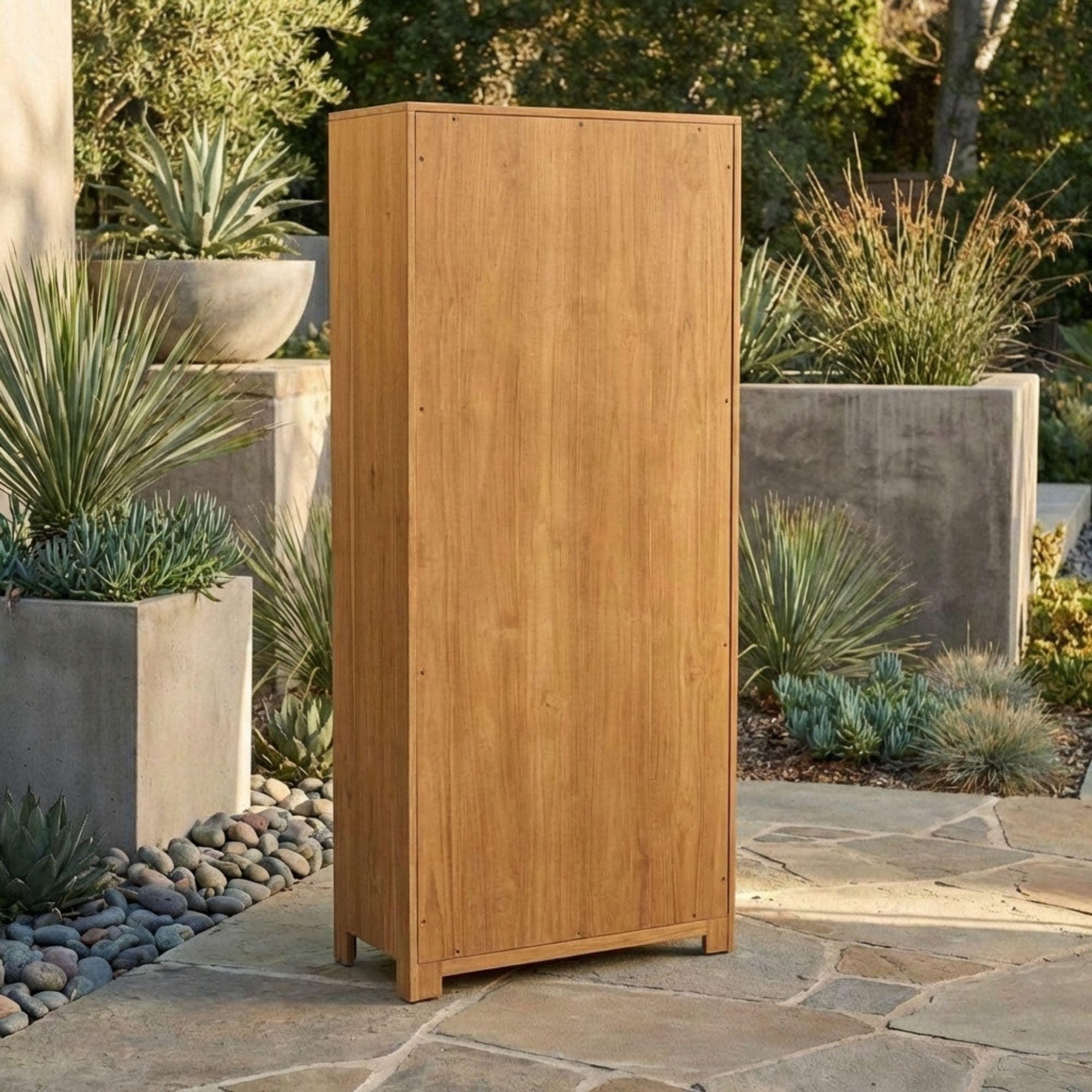 DIY Outdoor Storage Cabinet Plans | Tall Outdoor Shed Blueprint | Garden Tool Closet PDF 4