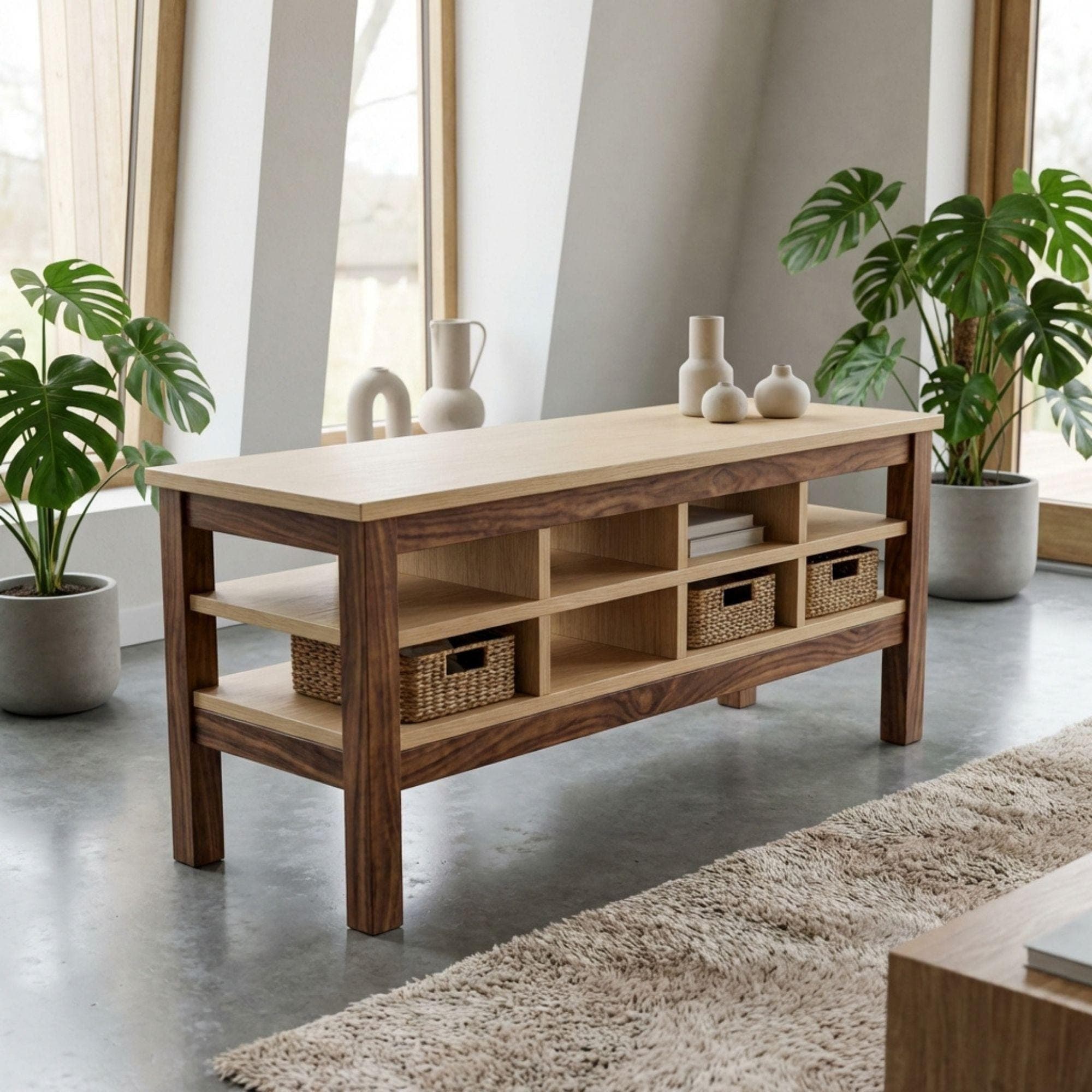 Heavy Duty Workbench Plans with Storage Shelving (PDF Download) 4