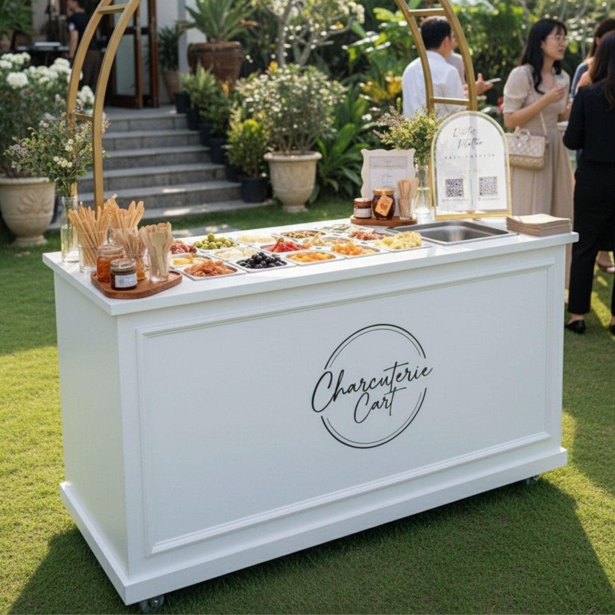 Mobile Food Cart Plans | Charcuterie Mobile Bar and Coffee Cart Bar Blueprint | Snack Cart, Pastry Cart, Ice Cream Cart, Cookie Cart Plans 1